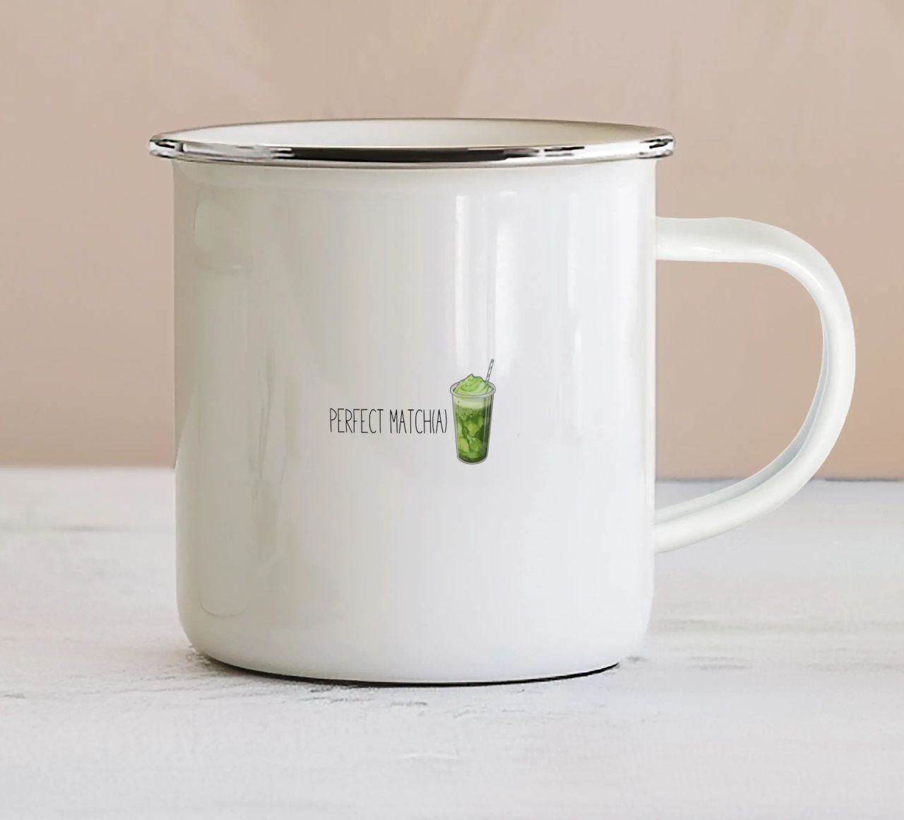 Perfect Match(a) tazza in smalto da Gift Ideas