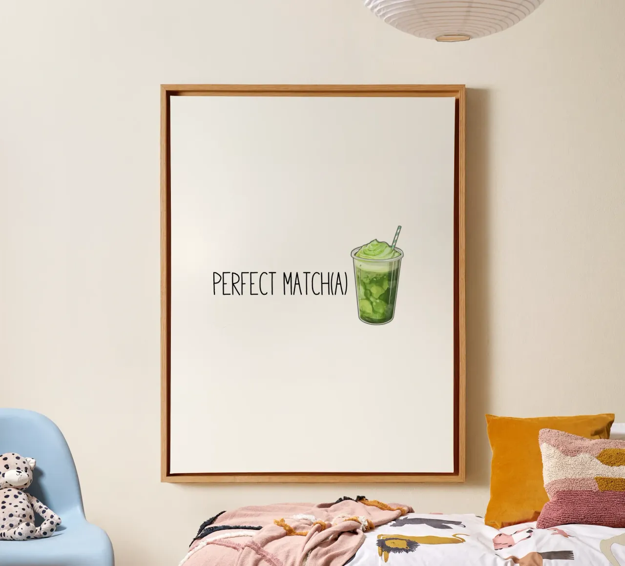 Perfect Match(a) tela con Cornice a cassetta da Gift Ideas