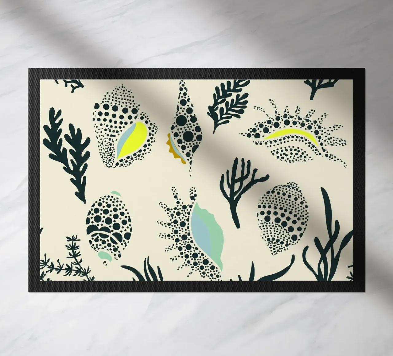 Ipanema Beach seashell pattern deurmat van annick