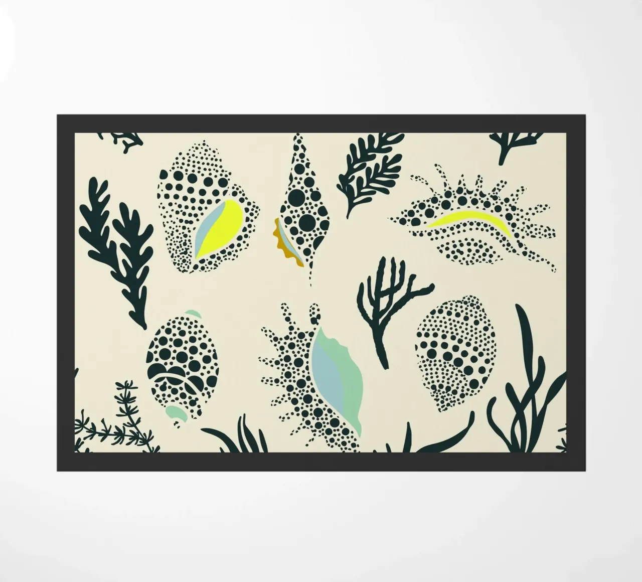 Ipanema Beach seashell pattern deurmat van annick