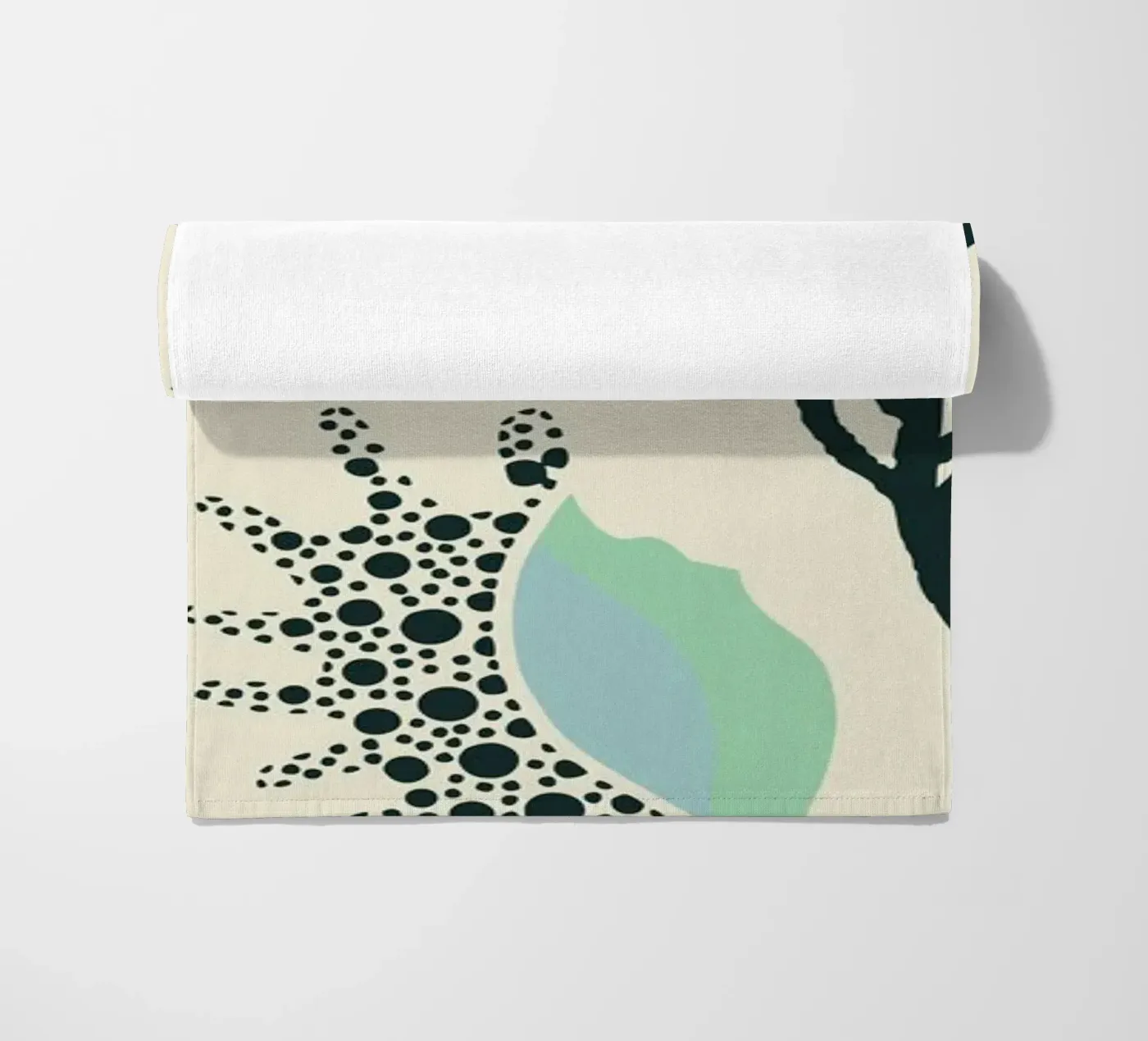 Ipanema Beach seashell pattern strandhanddoek van annick