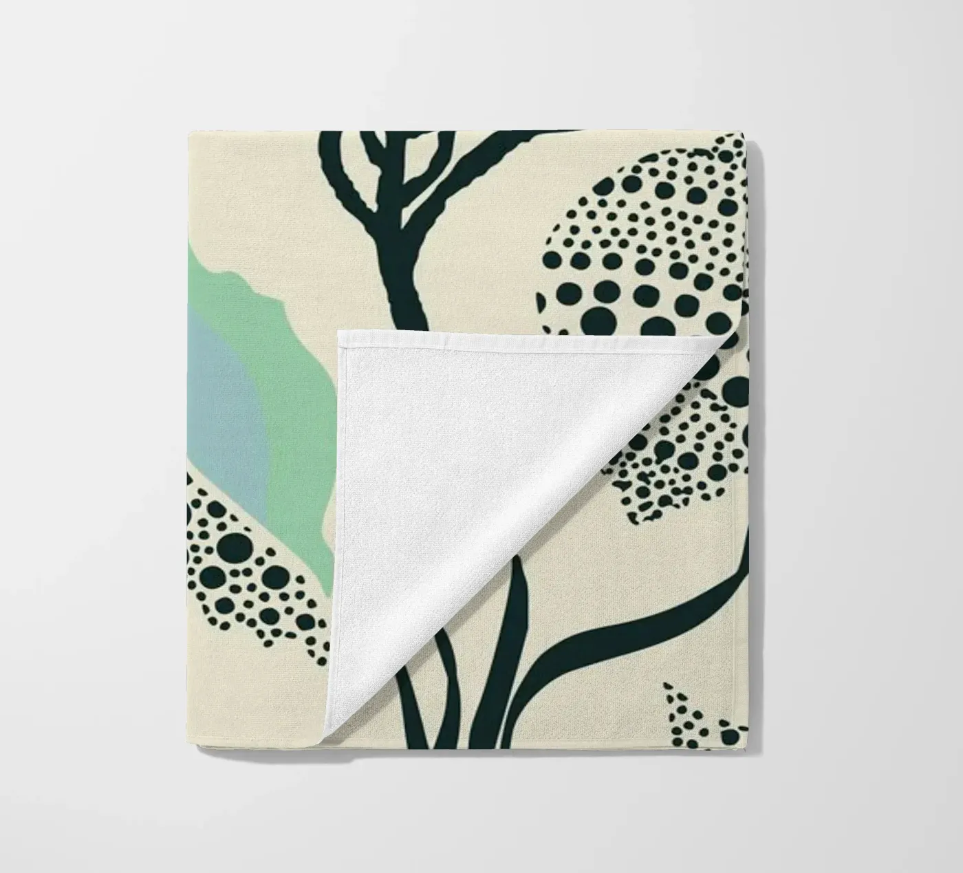 Ipanema Beach seashell pattern strandhanddoek van annick
