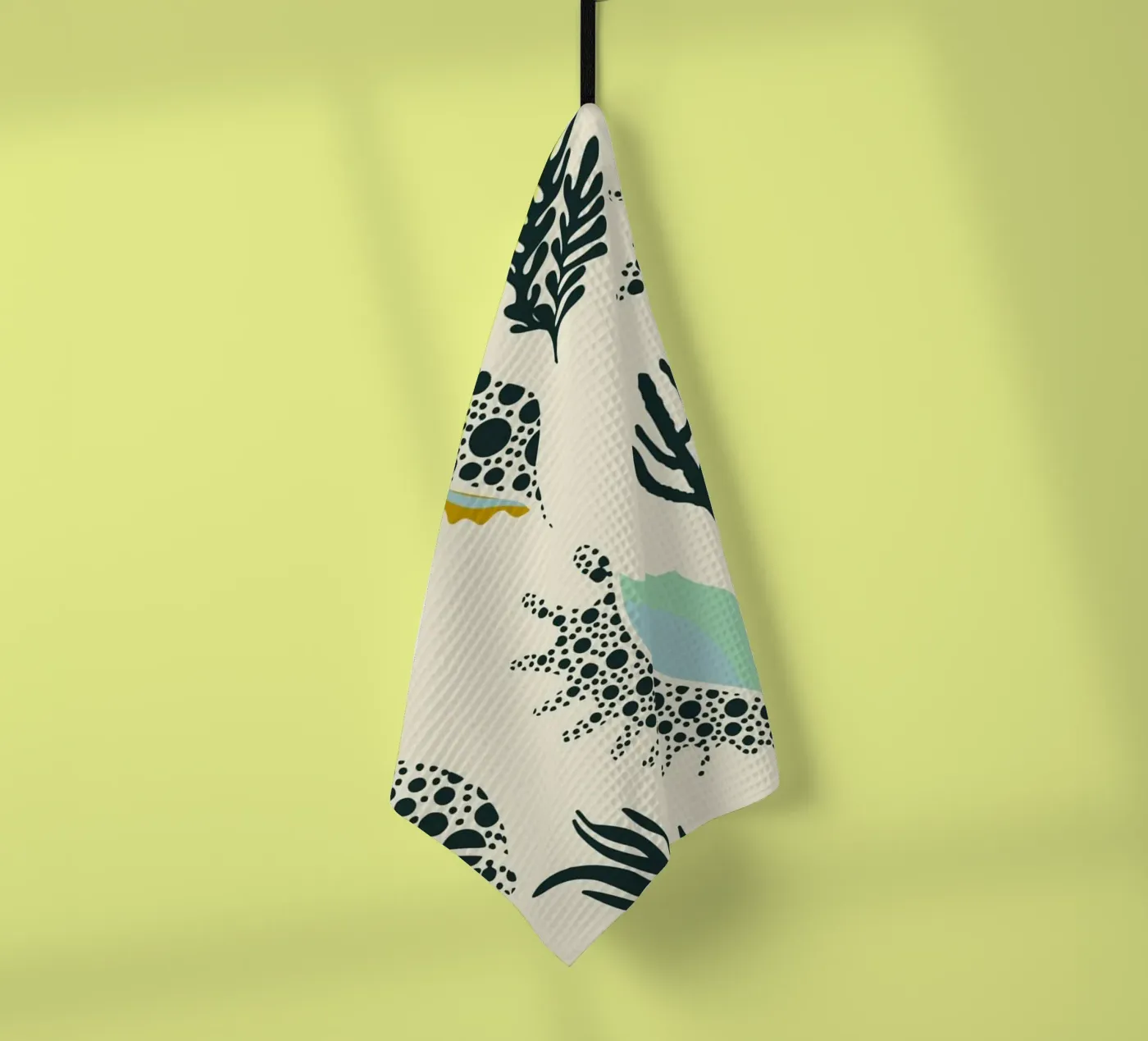 Ipanema Beach schelpjespatroon theedoek van annick