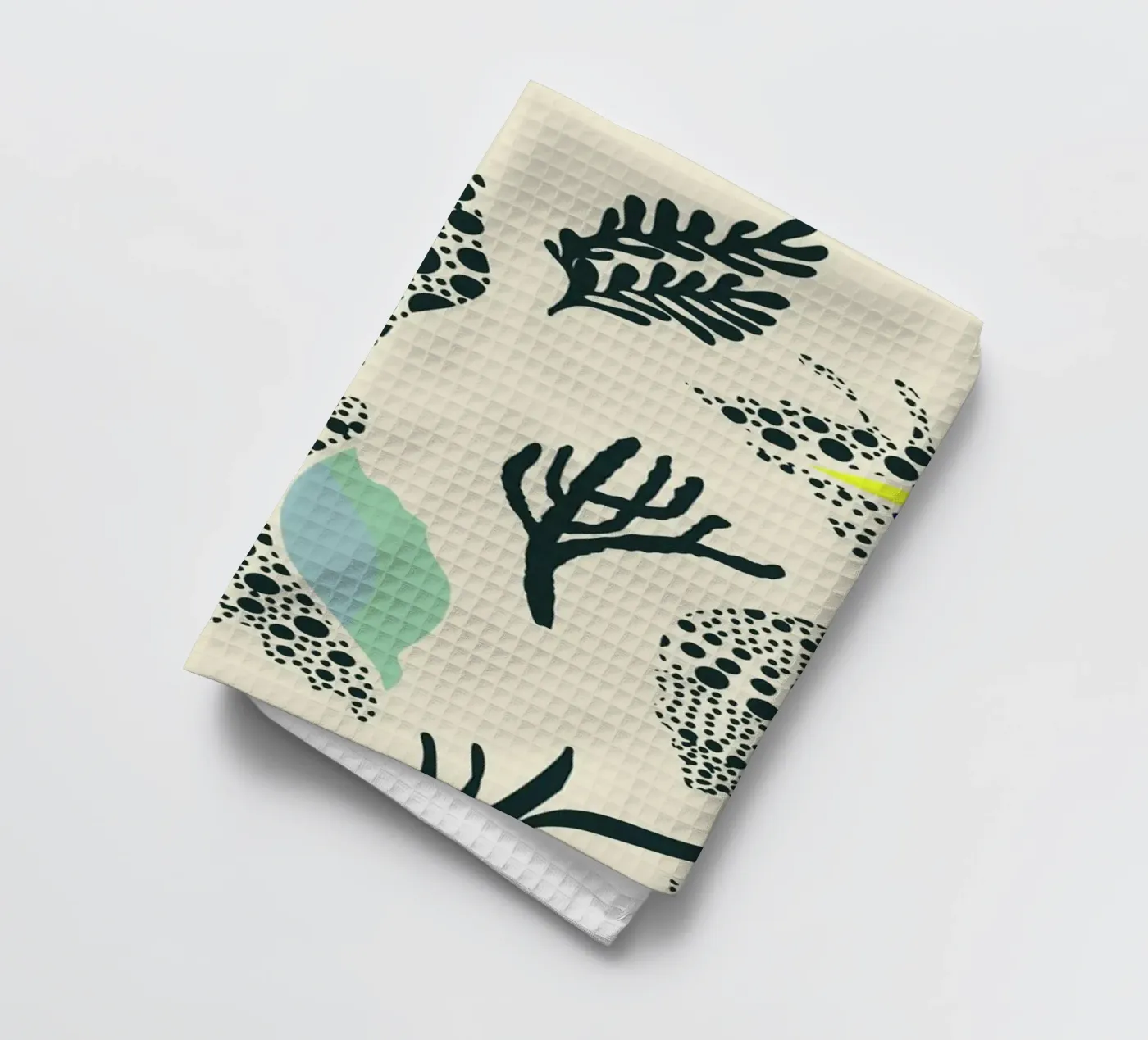 Ipanema Beach schelpjespatroon theedoek van annick