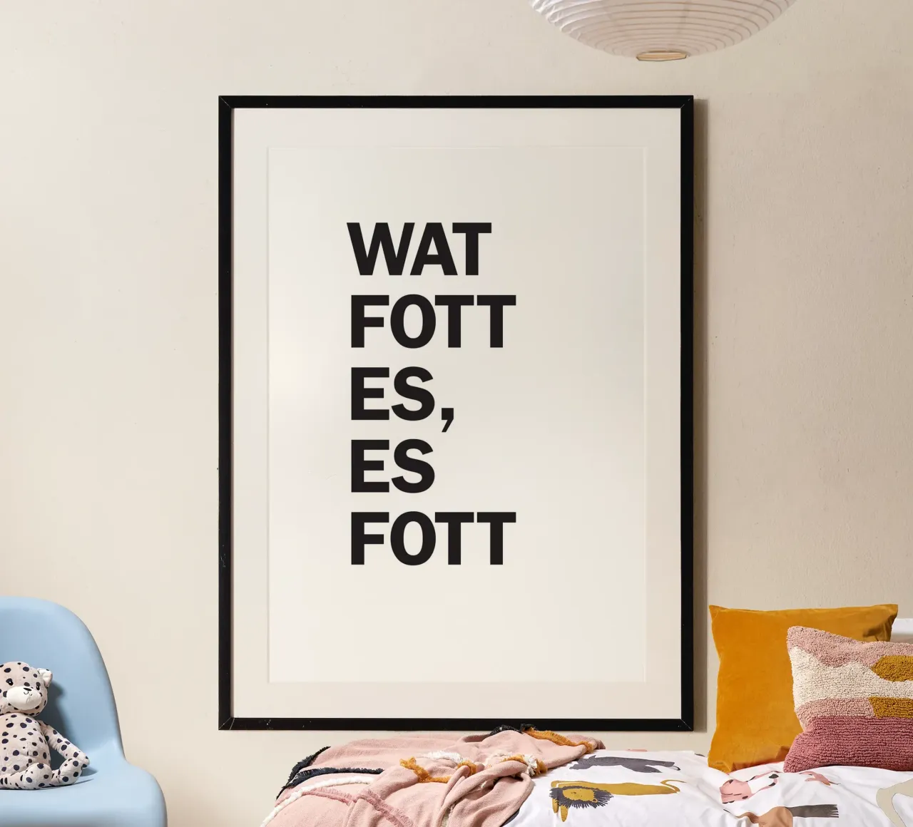 wat fott es, es fott poster de Kavanga
