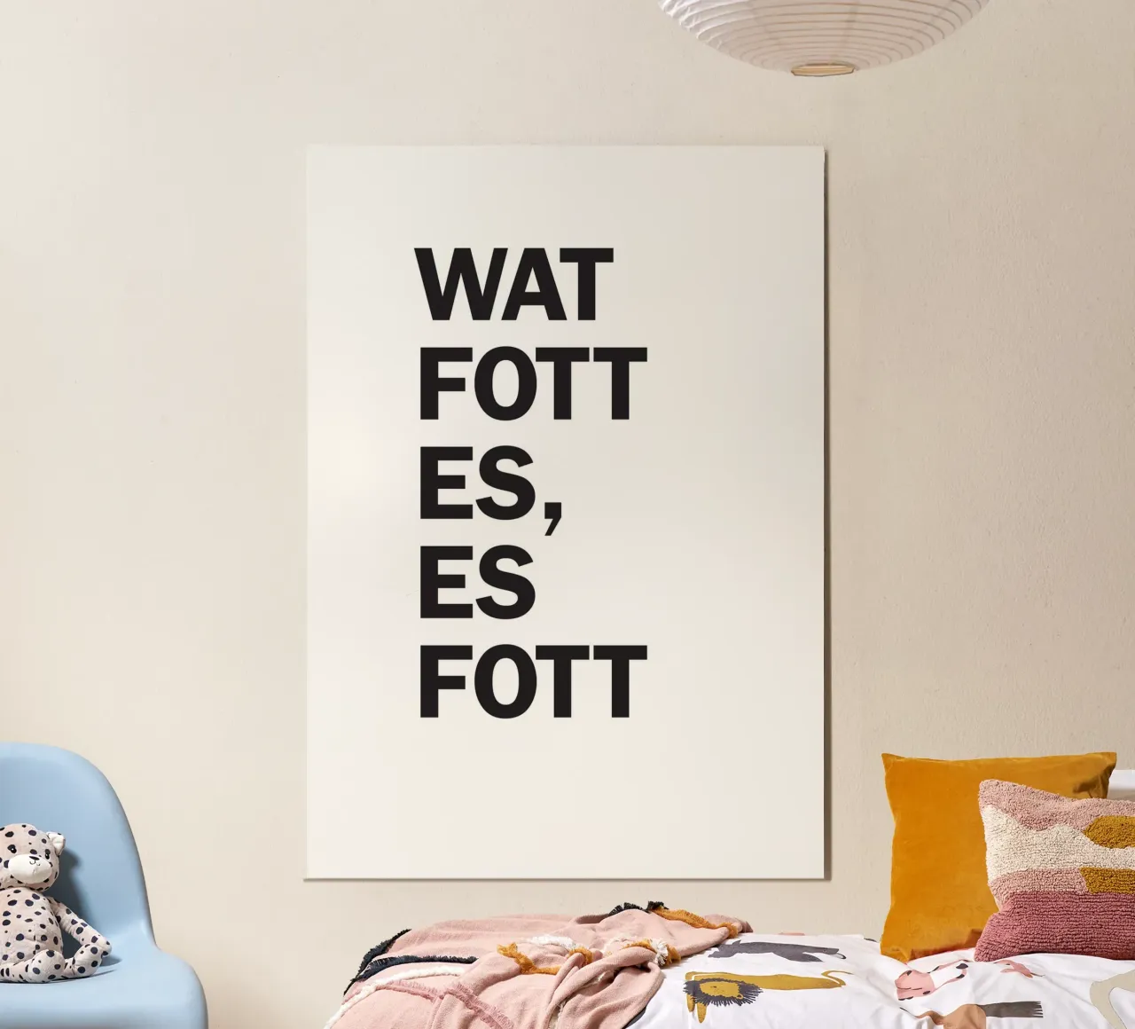 wat fott es, es fott poster de Kavanga
