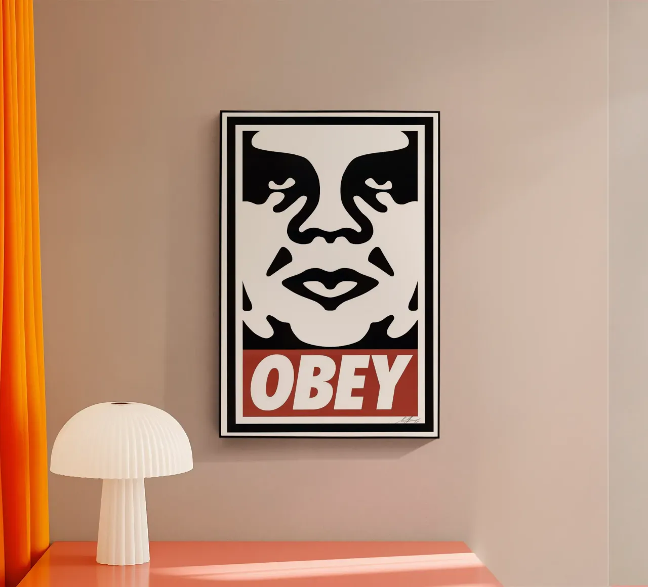 OBEY - logo - plexiglass da Harmony Gallery
