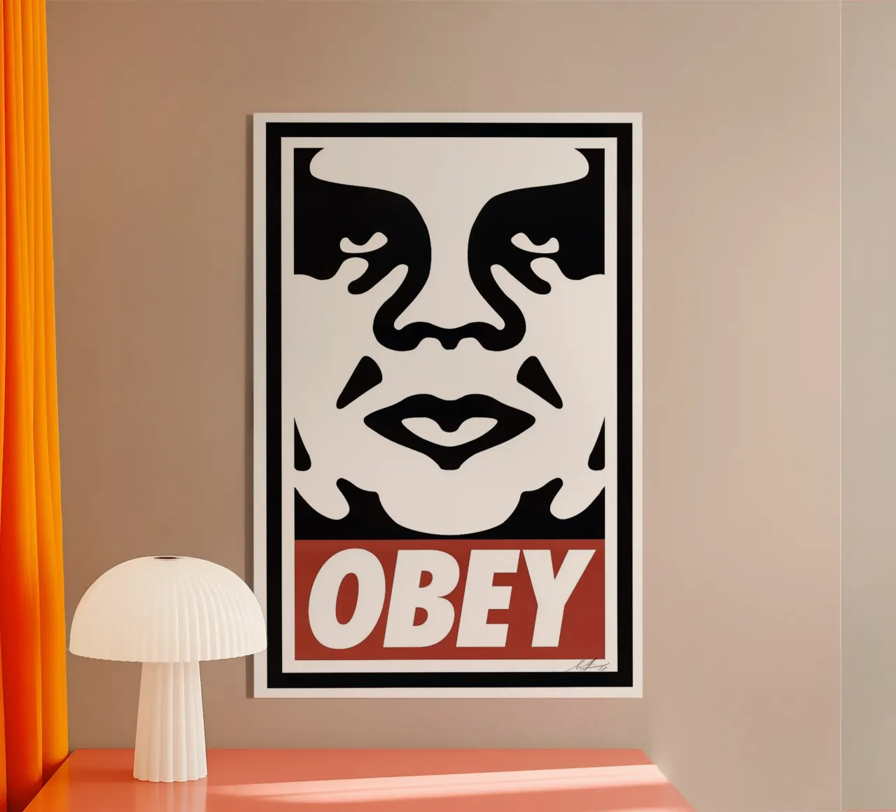 OBEY - logo - plexiglass da Harmony Gallery