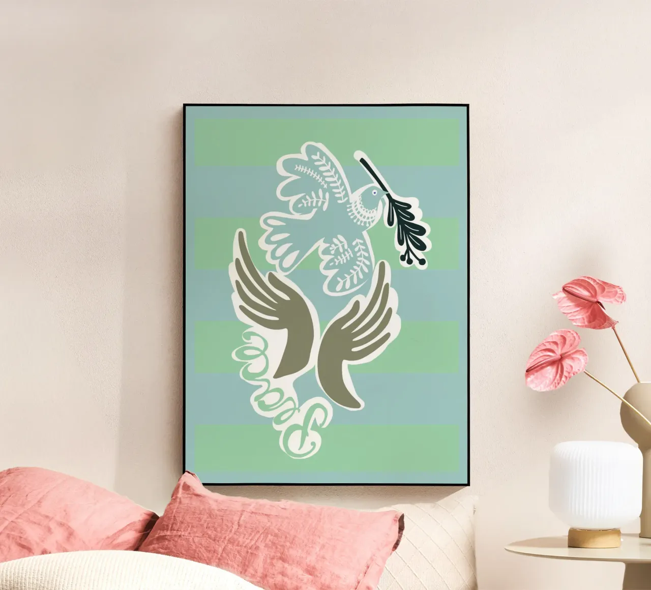 Colomba della pace plexiglass da annick