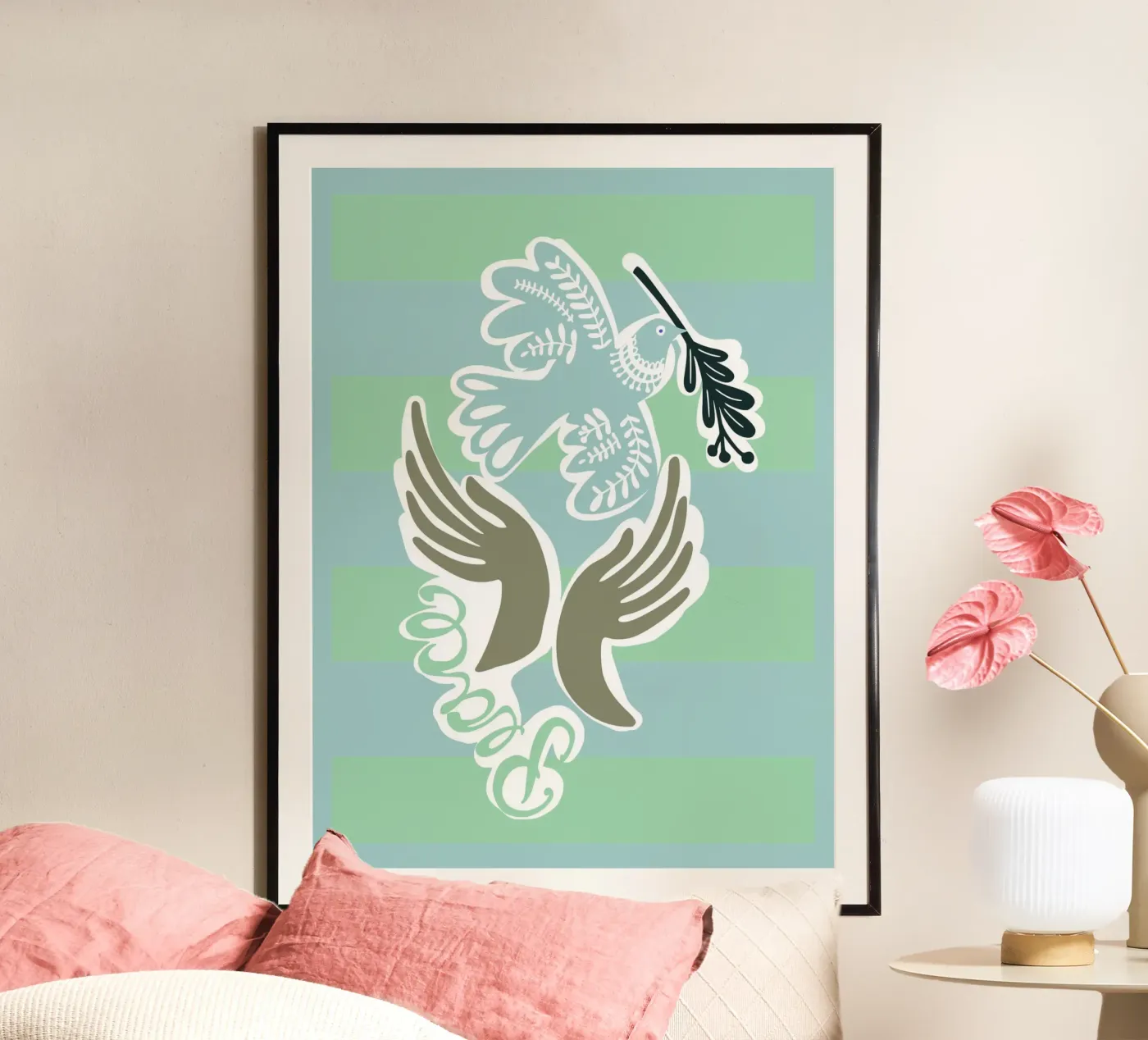 Colomba della pace poster da annick