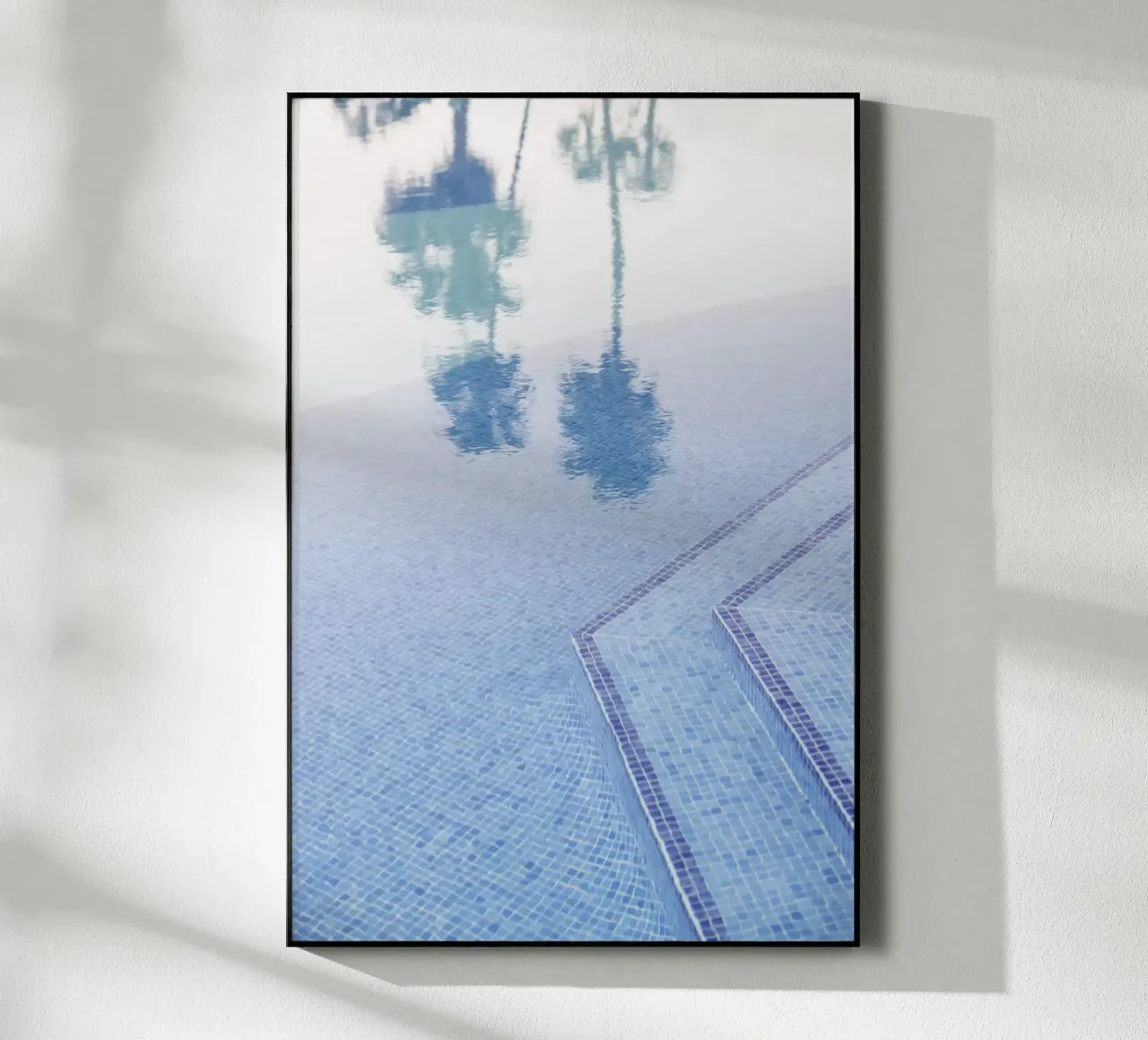 Poolside acryl van Kathrin Pienaar