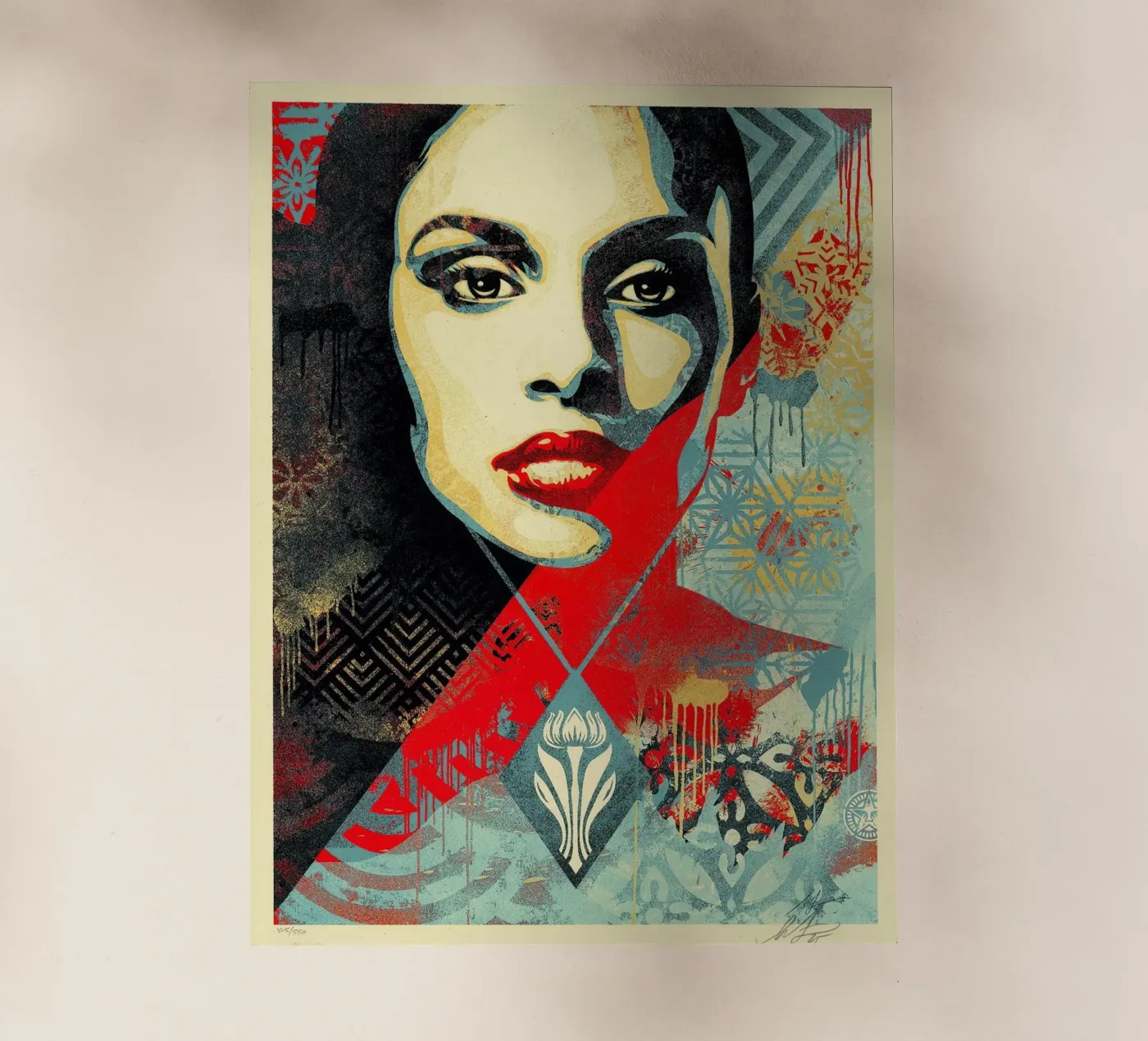 OBEY "SPRING FORTH" film rétro-éclairé de Harmony Gallery