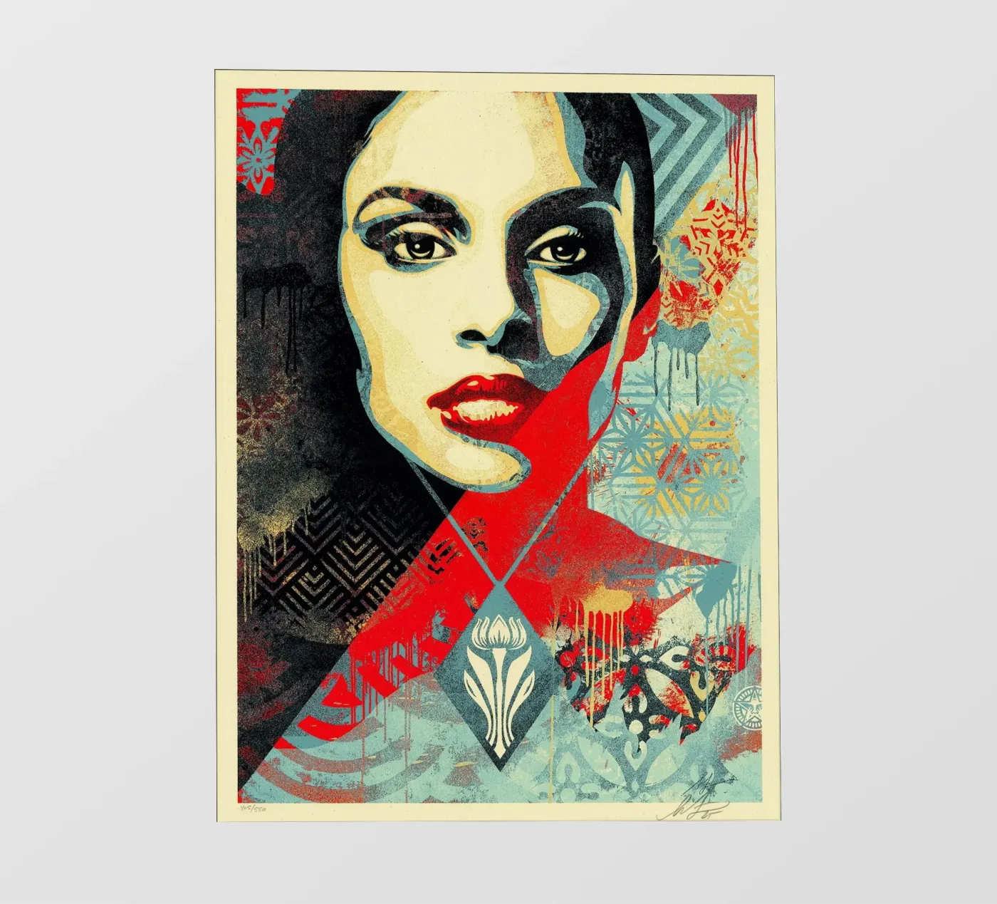 OBEY "SPRING FORTH" film rétro-éclairé de Harmony Gallery