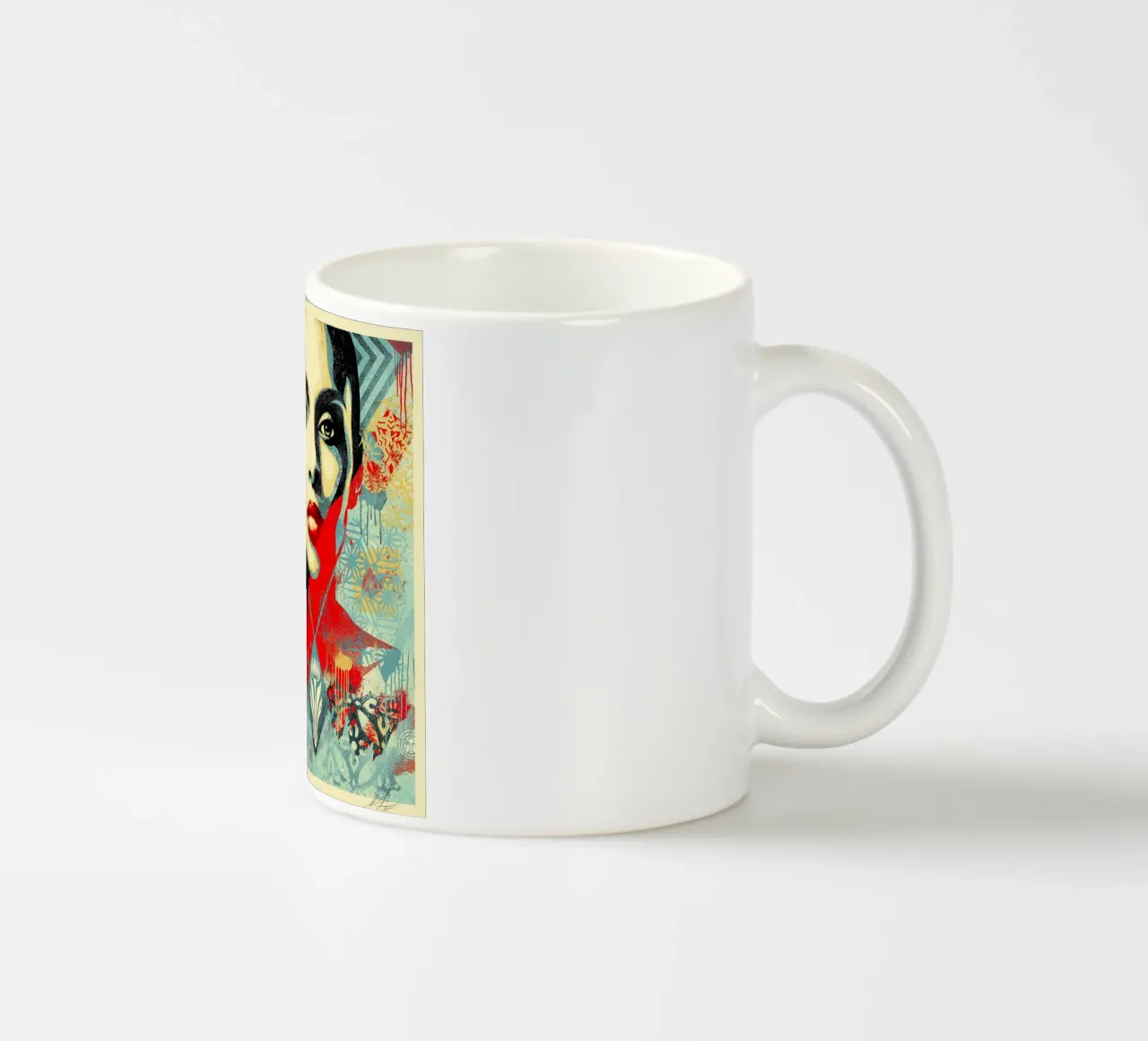 OBEY "SPRING FORTH" ceramic mug by Harmony Gallery