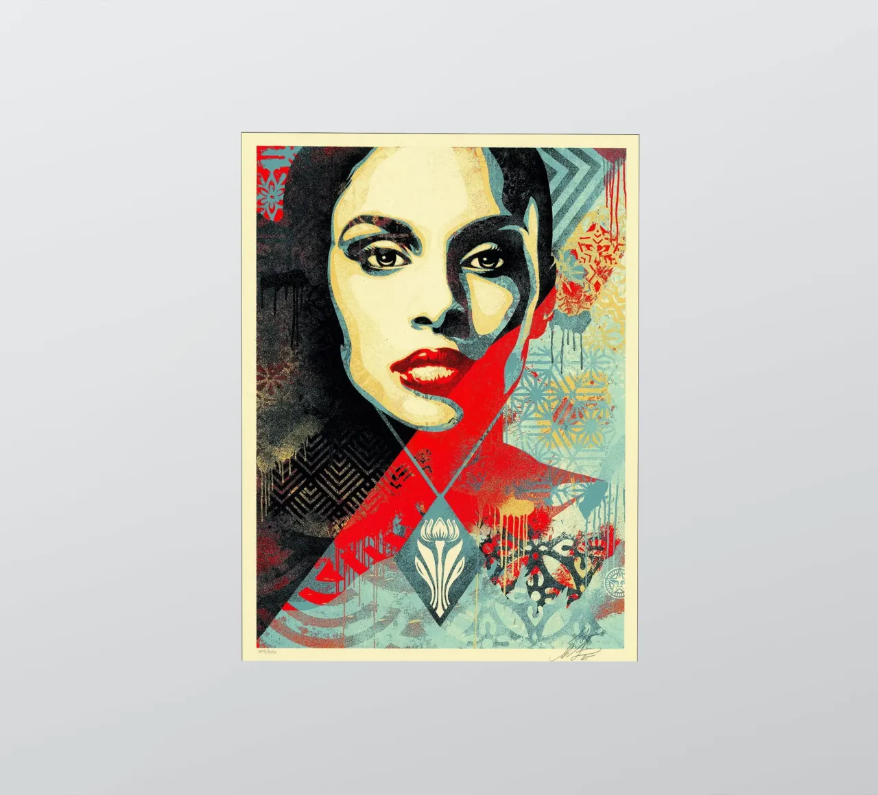 OBEY "SPRING FORTH" sticker by Harmony Gallery