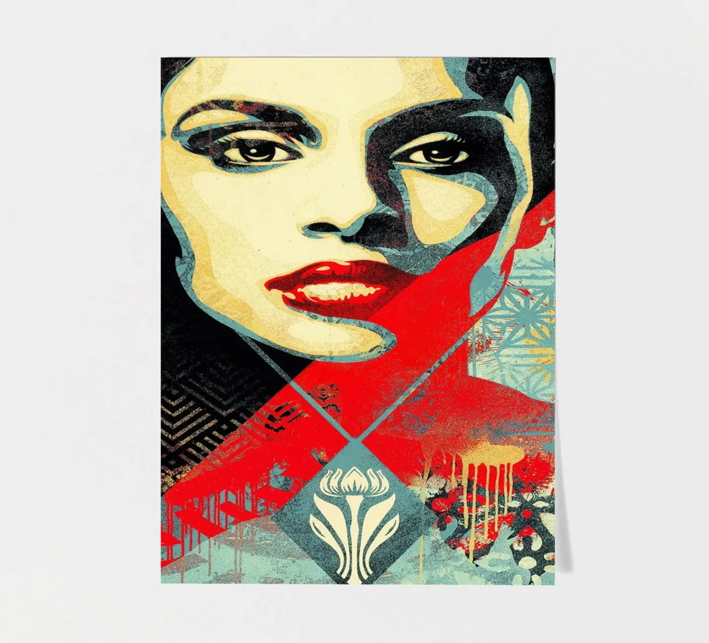 GEHOORZAAM "SPRING VOORUIT" stickervel van Harmony Gallery