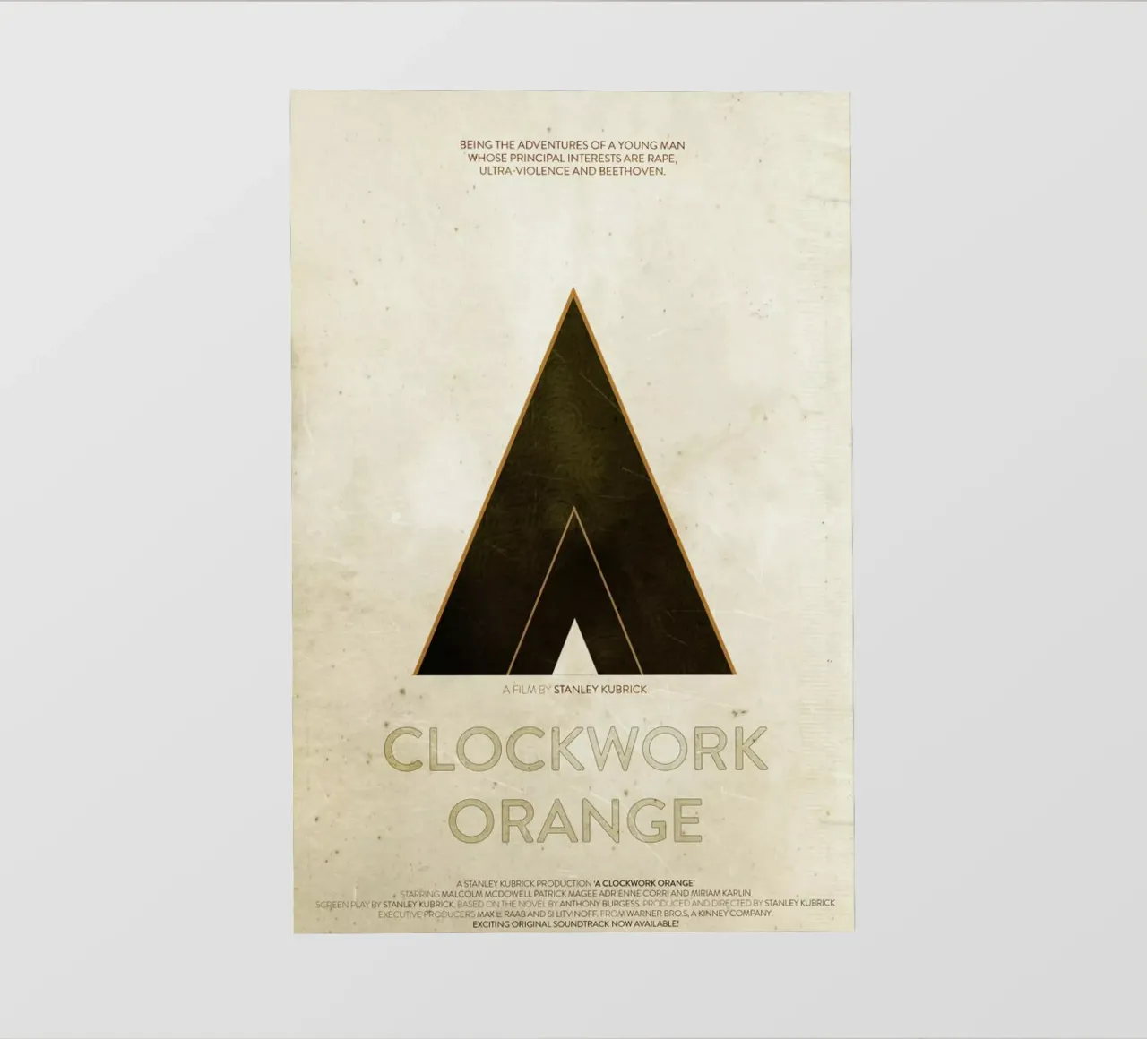 A Clockwork Orange pellicola backlit da Calm The Ham
