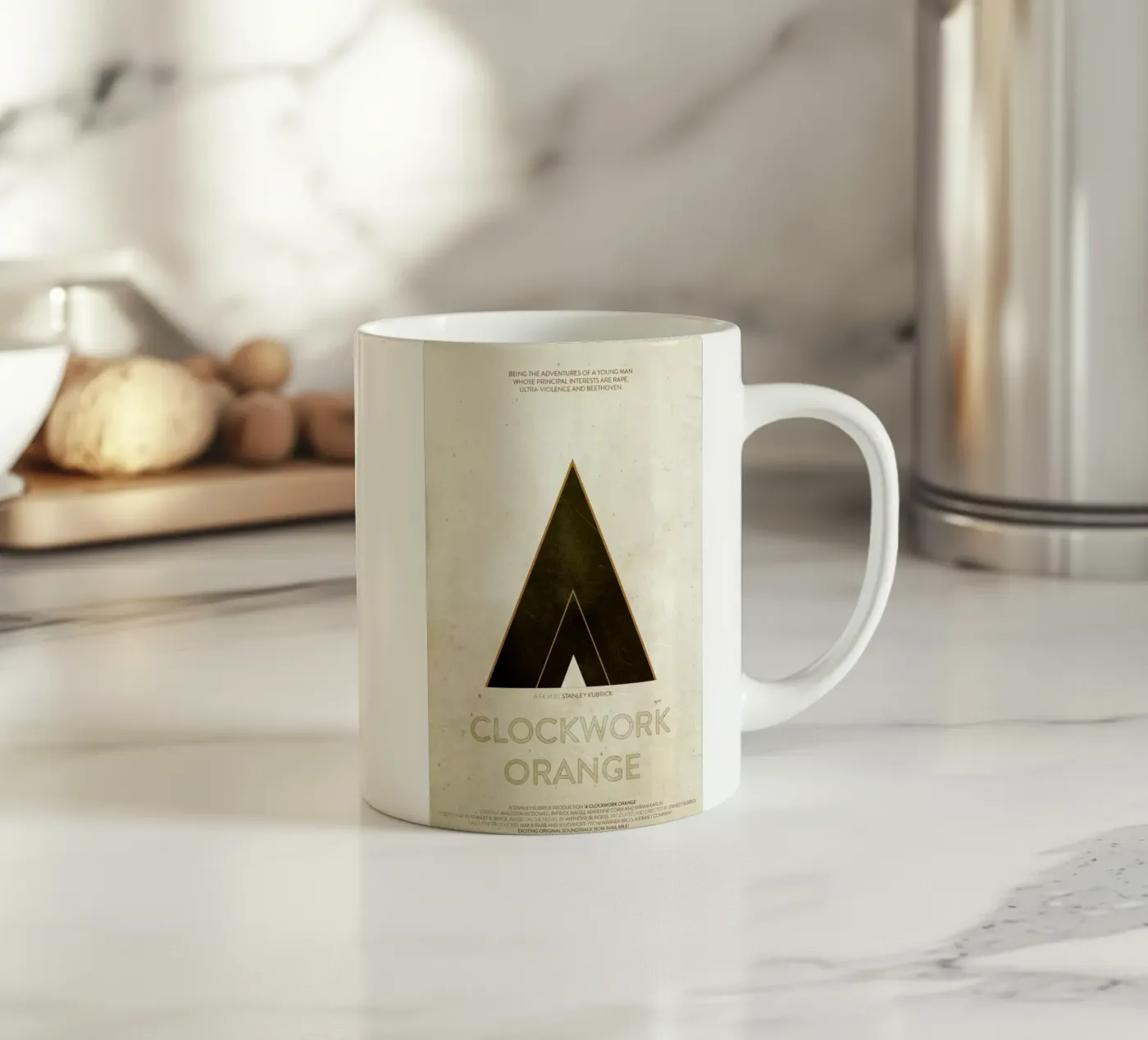 A Clockwork Orange ceramic mug by Calm The Ham