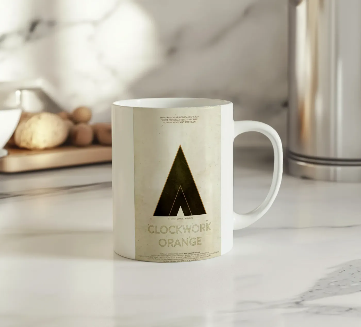 A Clockwork Orange ceramic mug by Calm The Ham
