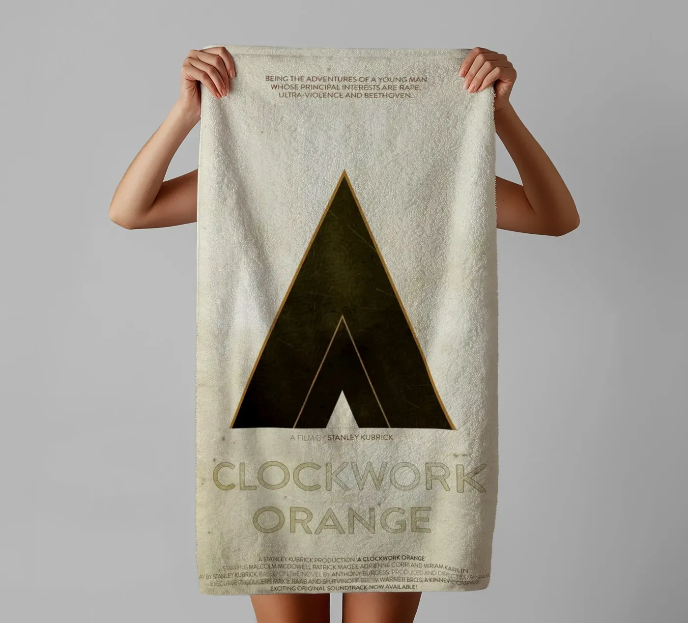 A Clockwork Orange Handtuch von Calm The Ham