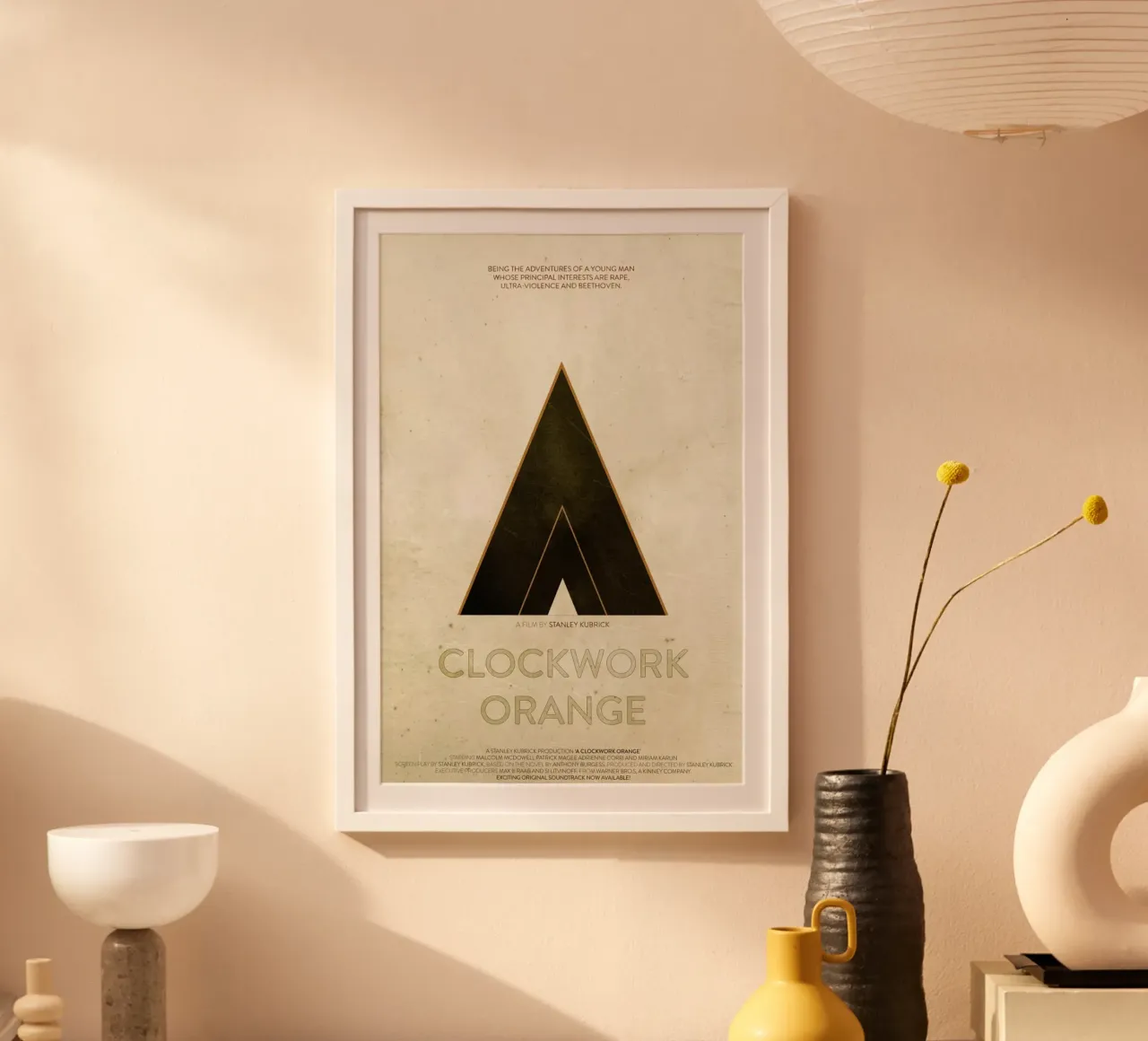 A Clockwork Orange poster van Calm The Ham