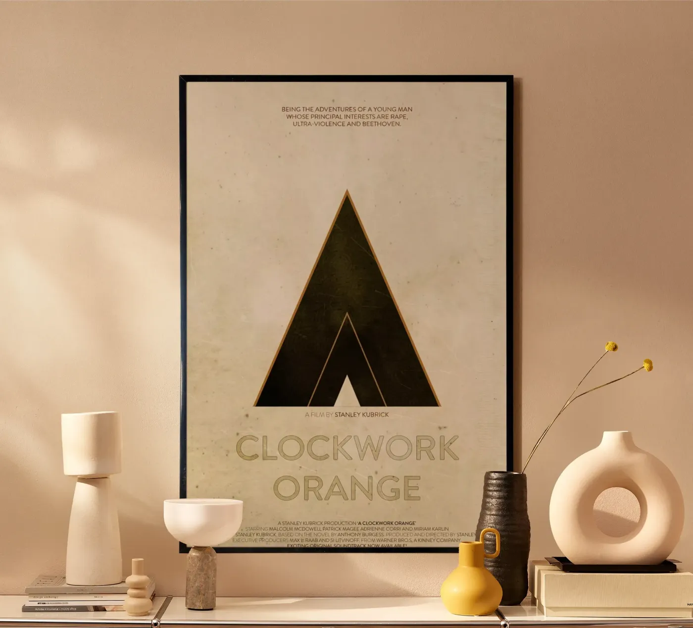 A Clockwork Orange Poster von Calm The Ham
