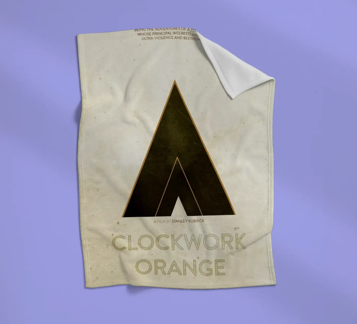 A Clockwork Orange fleecedeken van Calm The Ham