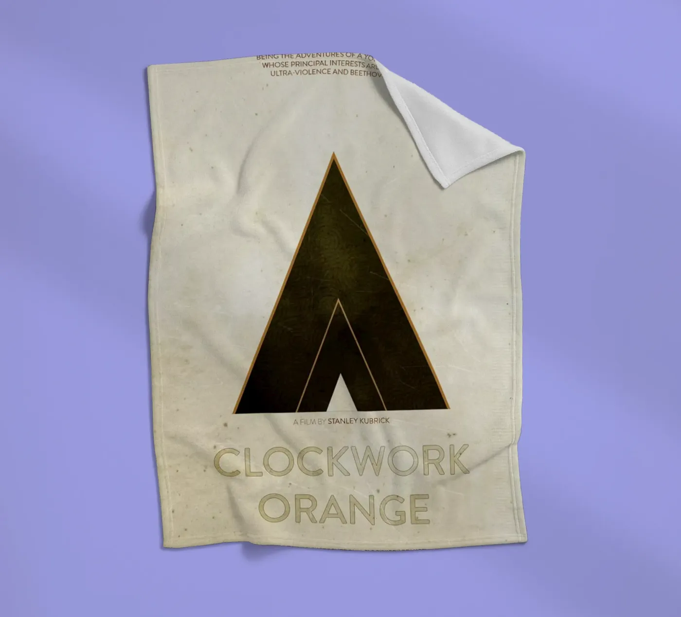 A Clockwork Orange fleecedeken van Calm The Ham