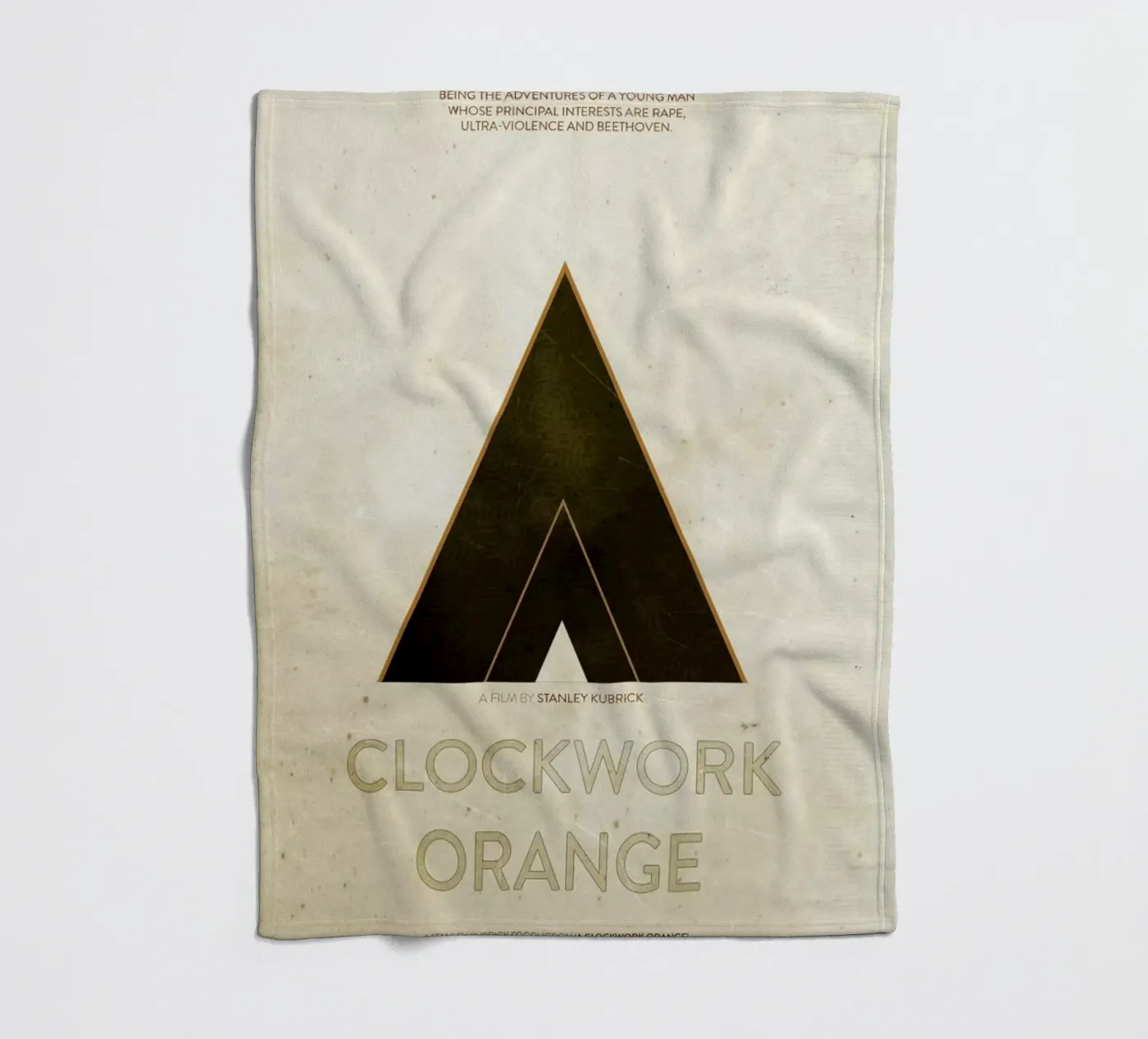 A Clockwork Orange fleecedeken van Calm The Ham