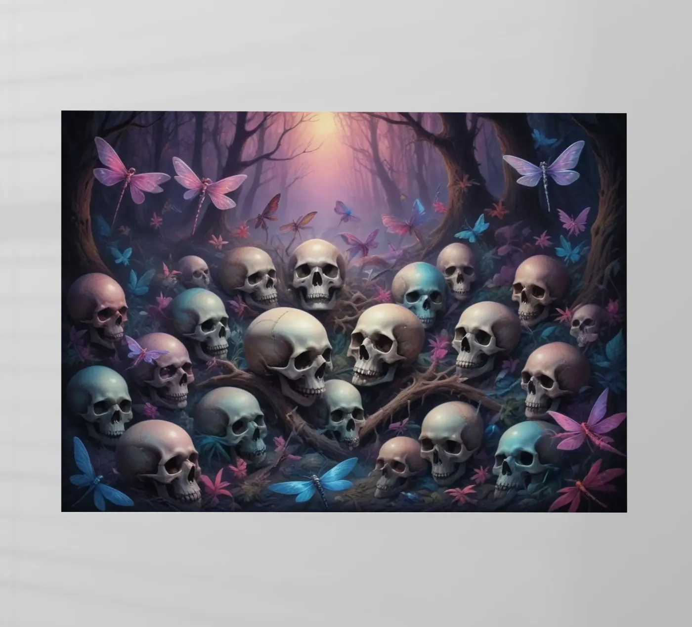 skull pellicola backlit da Design by Soph