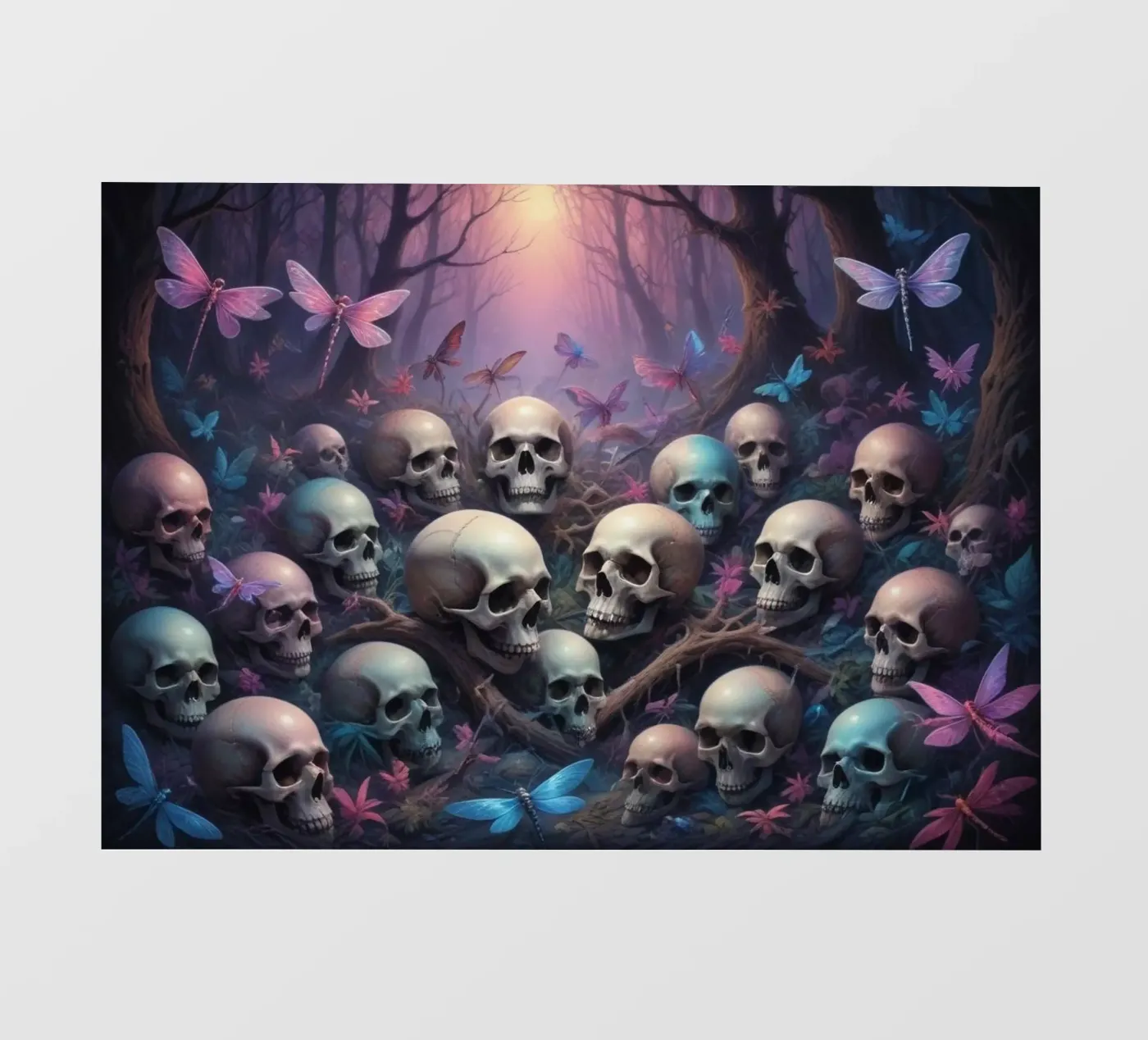 skull pellicola backlit da Design by Soph
