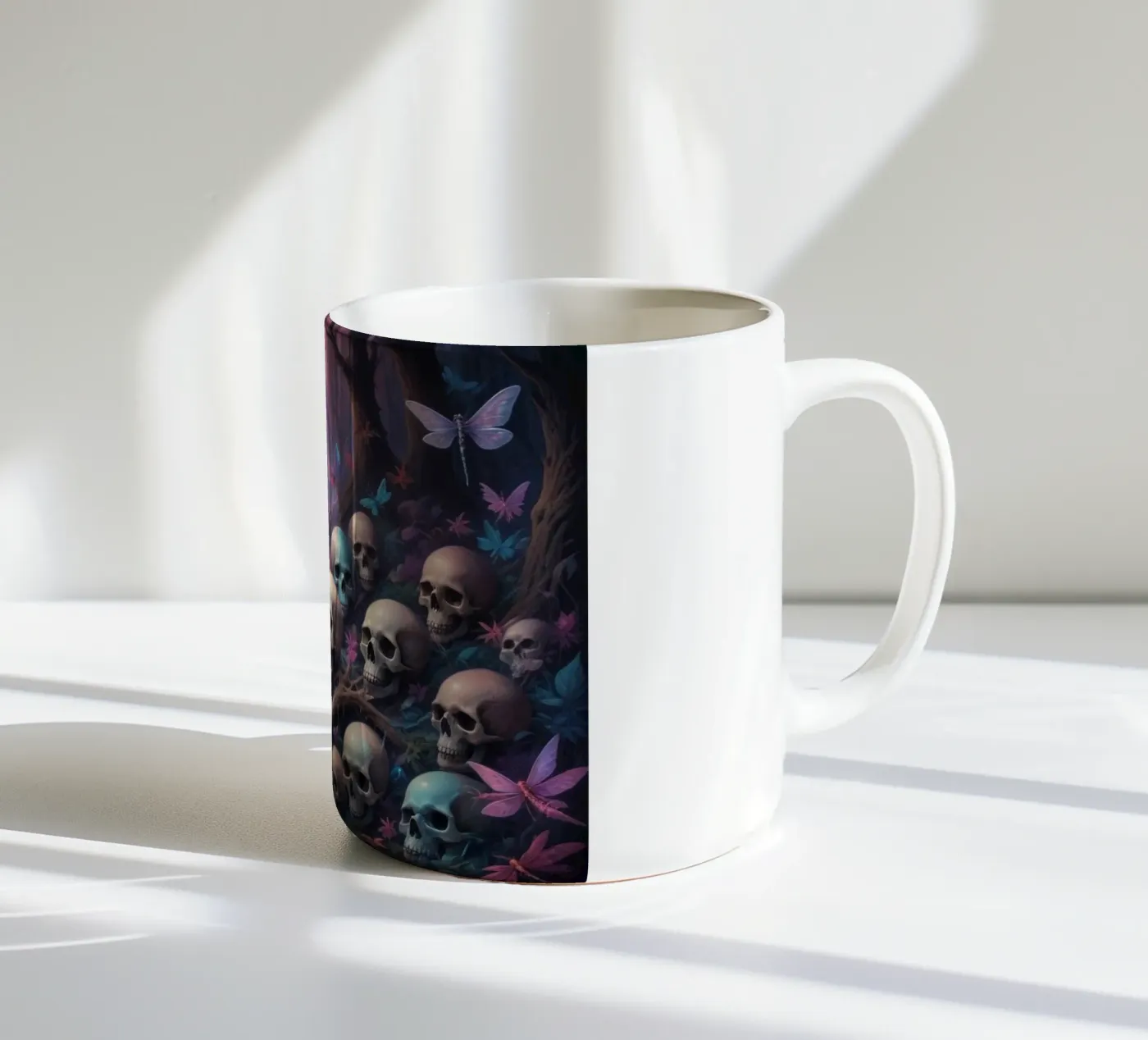 skull ceramic mug by Design by Soph
