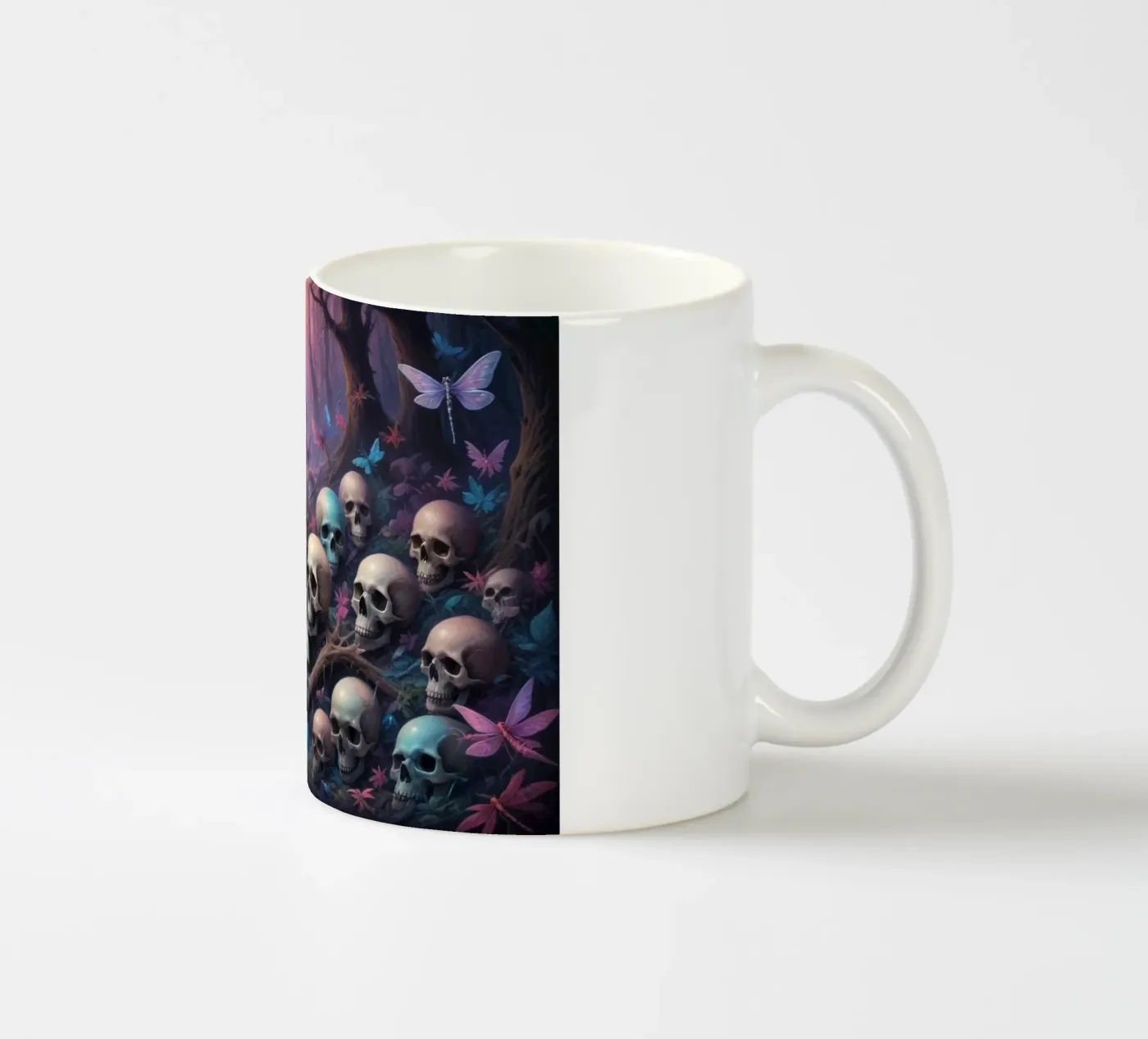 skull ceramic mug by Design by Soph