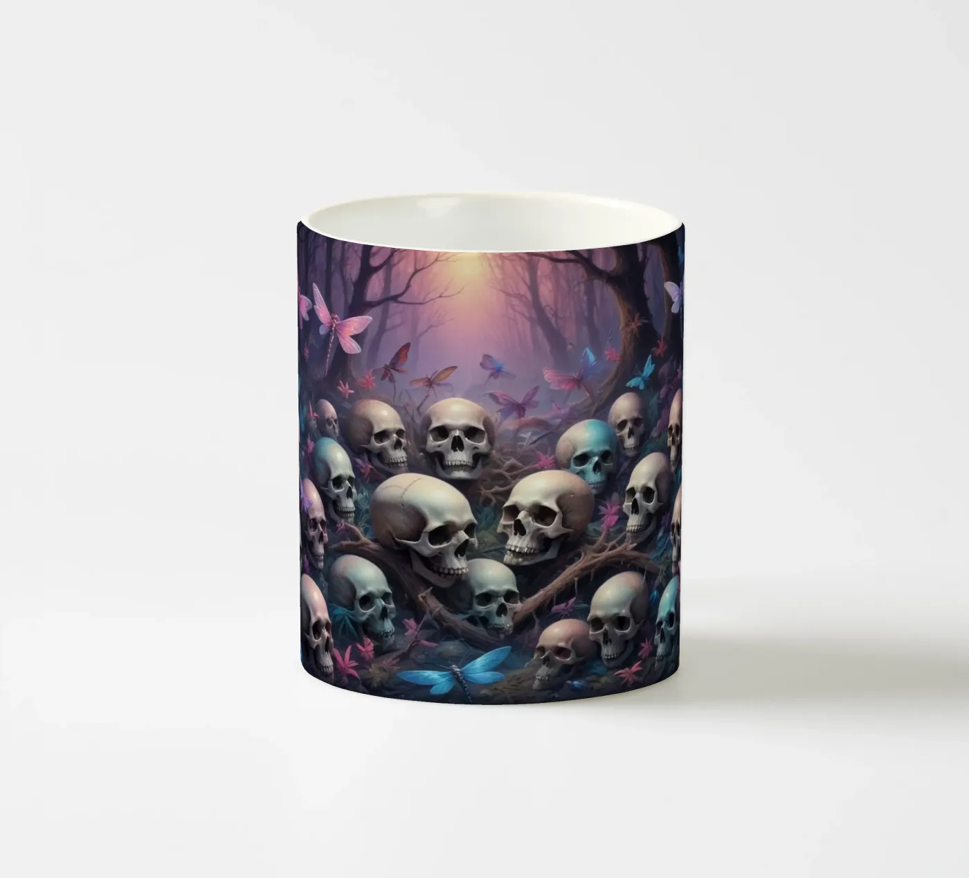 skull ceramic mug by Design by Soph