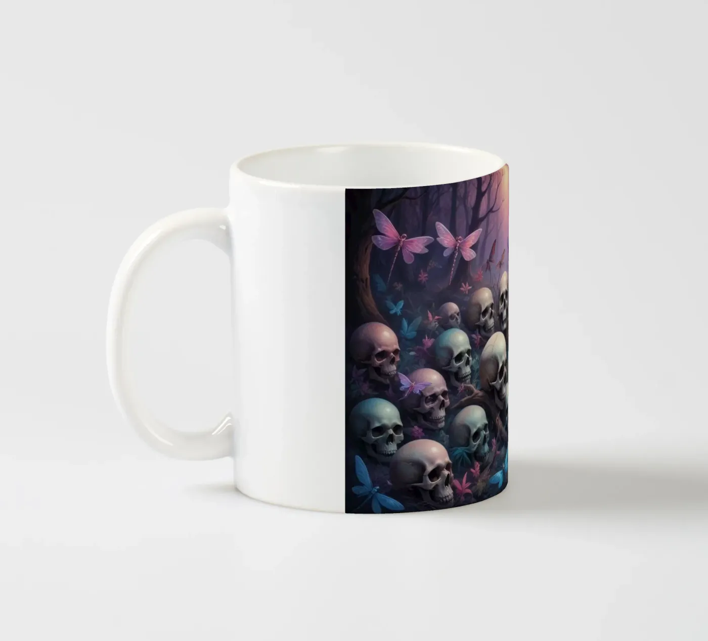 skull ceramic mug by Design by Soph