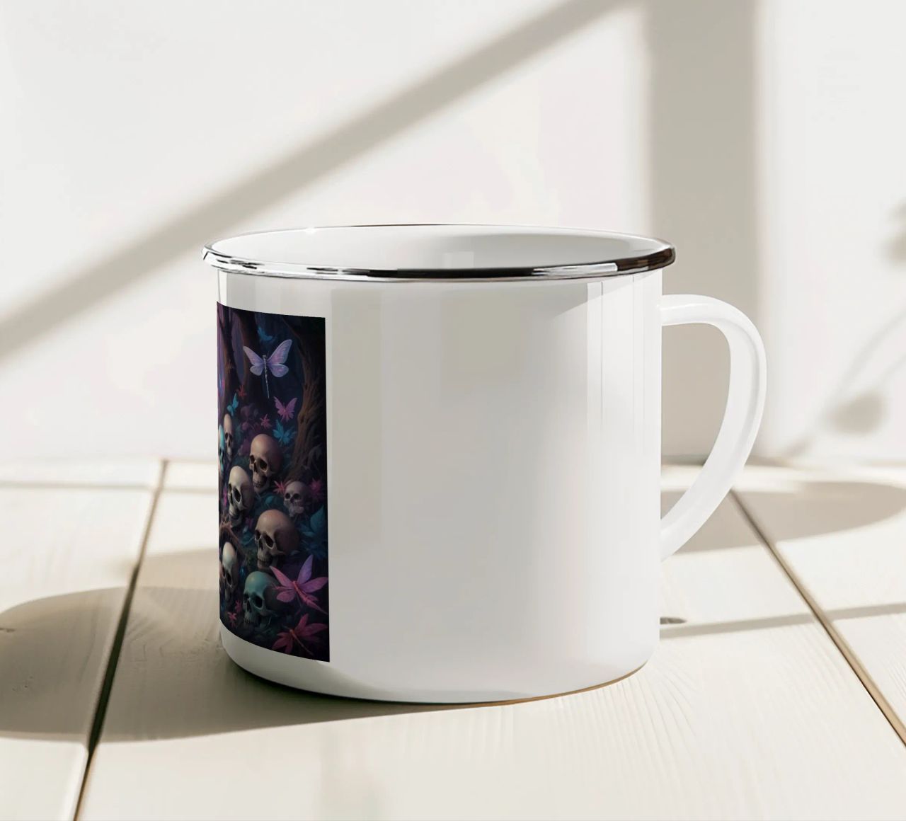 skull tazza in smalto da Design by Soph