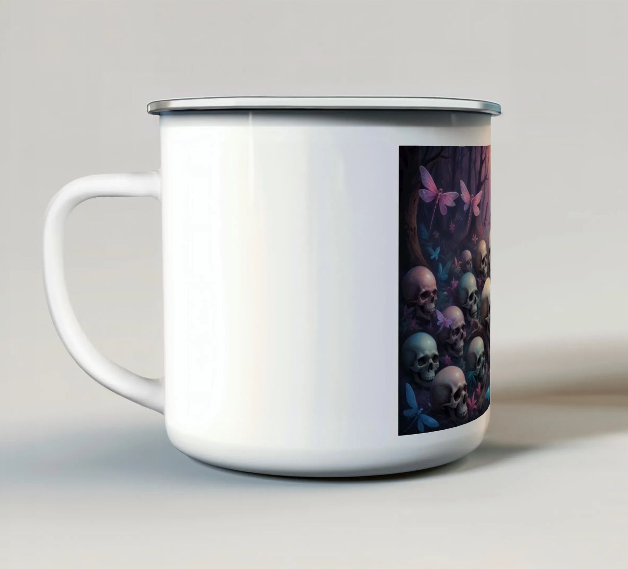 skull tazza in smalto da Design by Soph