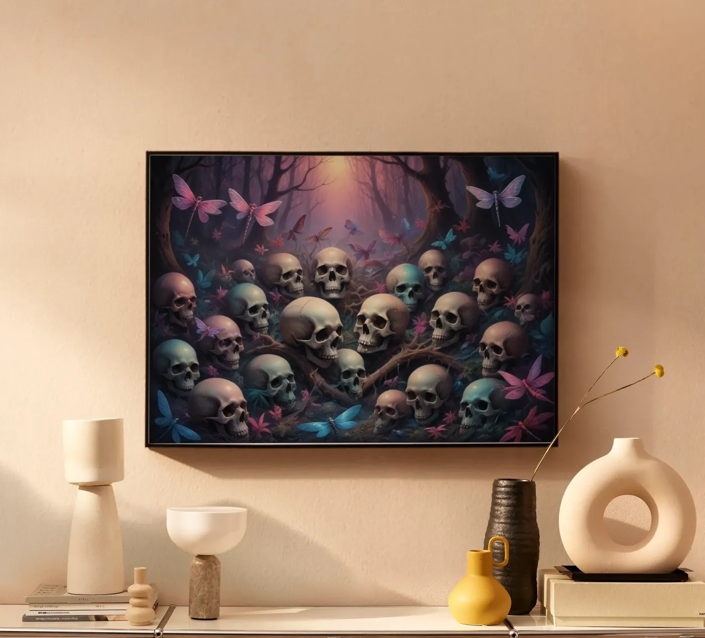skull pannello forex da Design by Soph