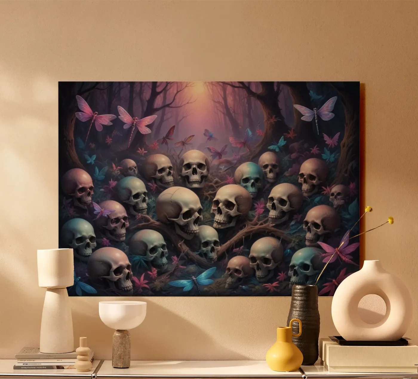 skull pannello forex da Design by Soph
