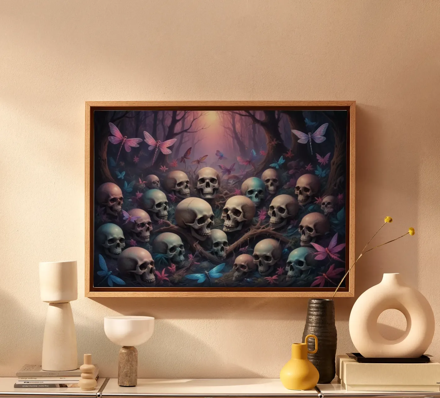 skull tela da Design by Soph