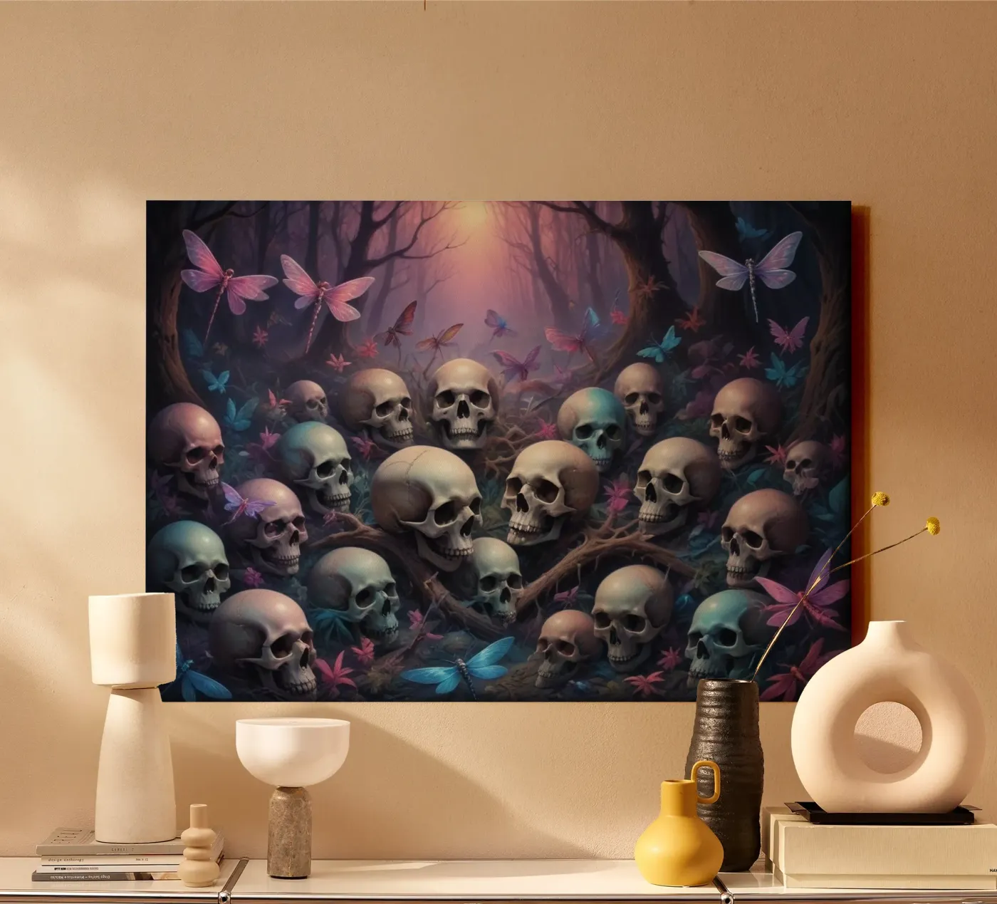 skull tela da Design by Soph