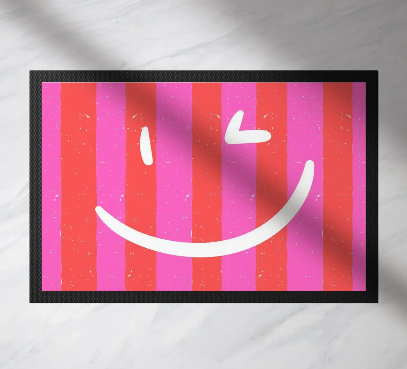 Smileeee doormat by Tabea Jule