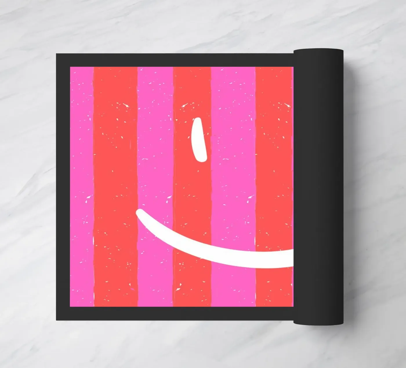Smileeee doormat by Tabea Jule