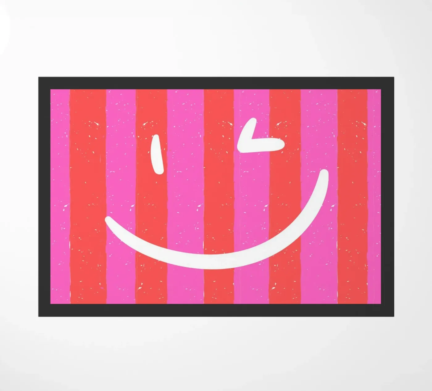 Smileeee doormat by Tabea Jule