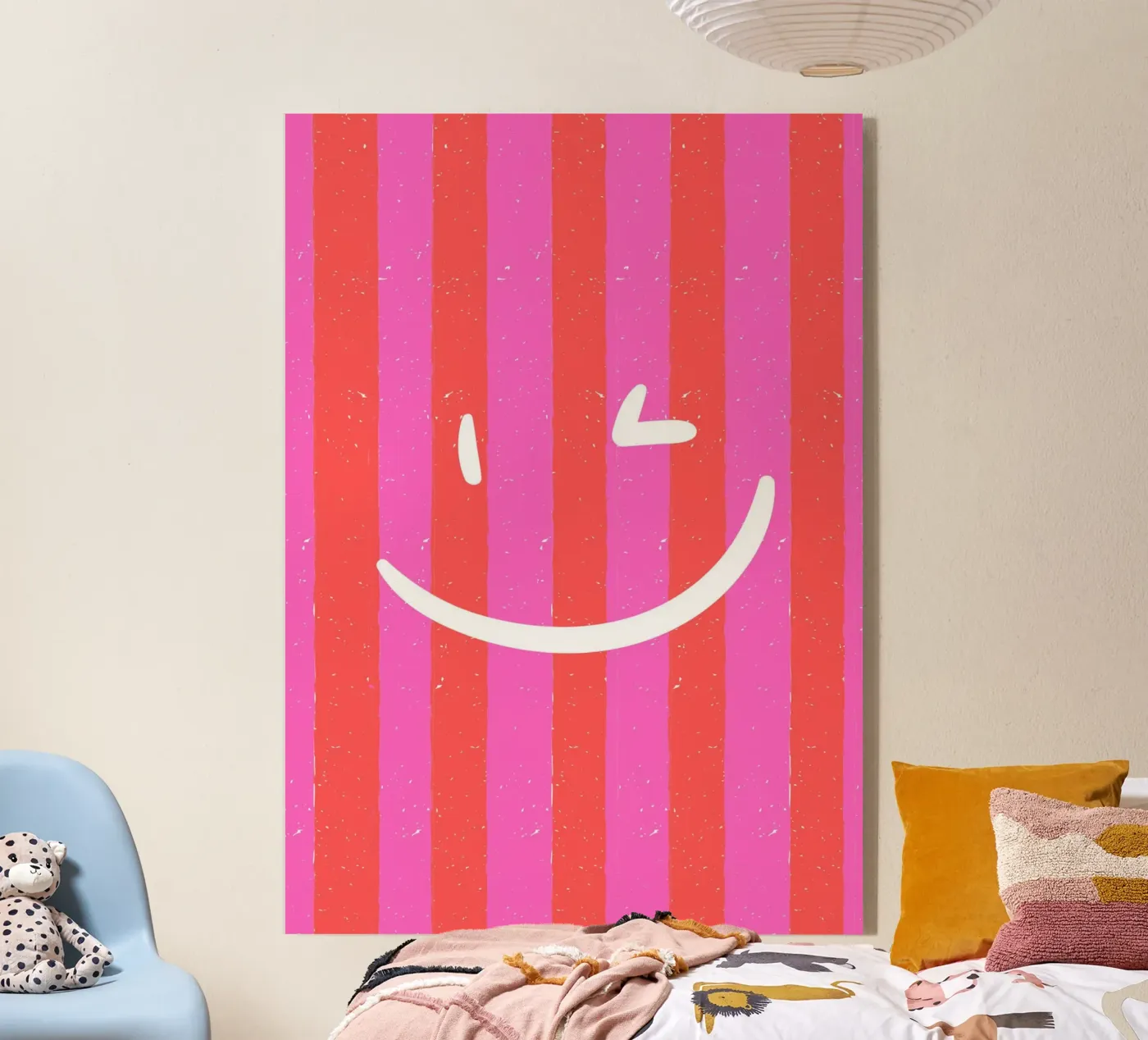 Smileeee acryl van Tabea Jule