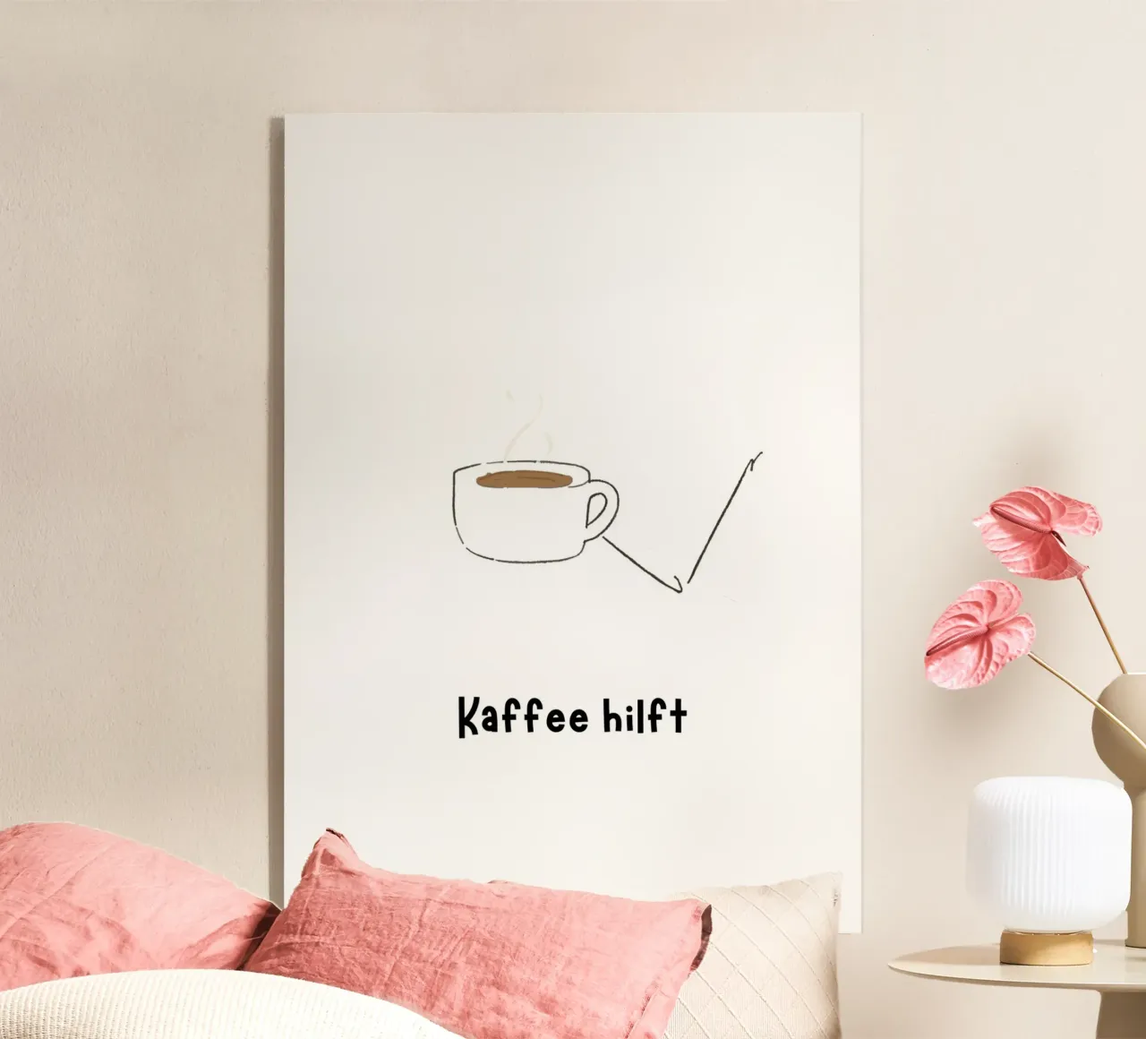 Kaffee hilft 2 plexiglass da Tabea Jule