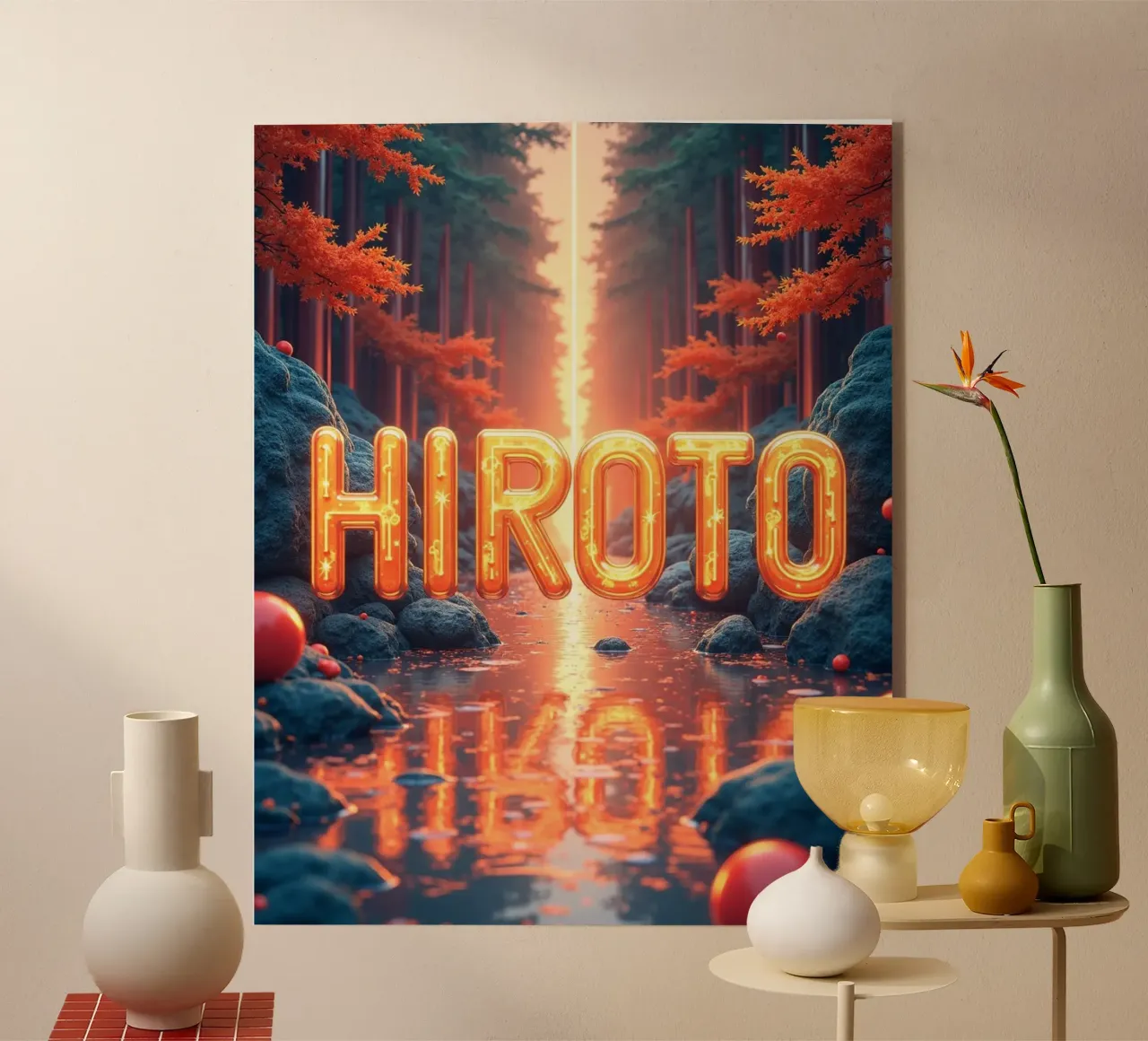 HIROTO acryl van CASTILO Namengalerie