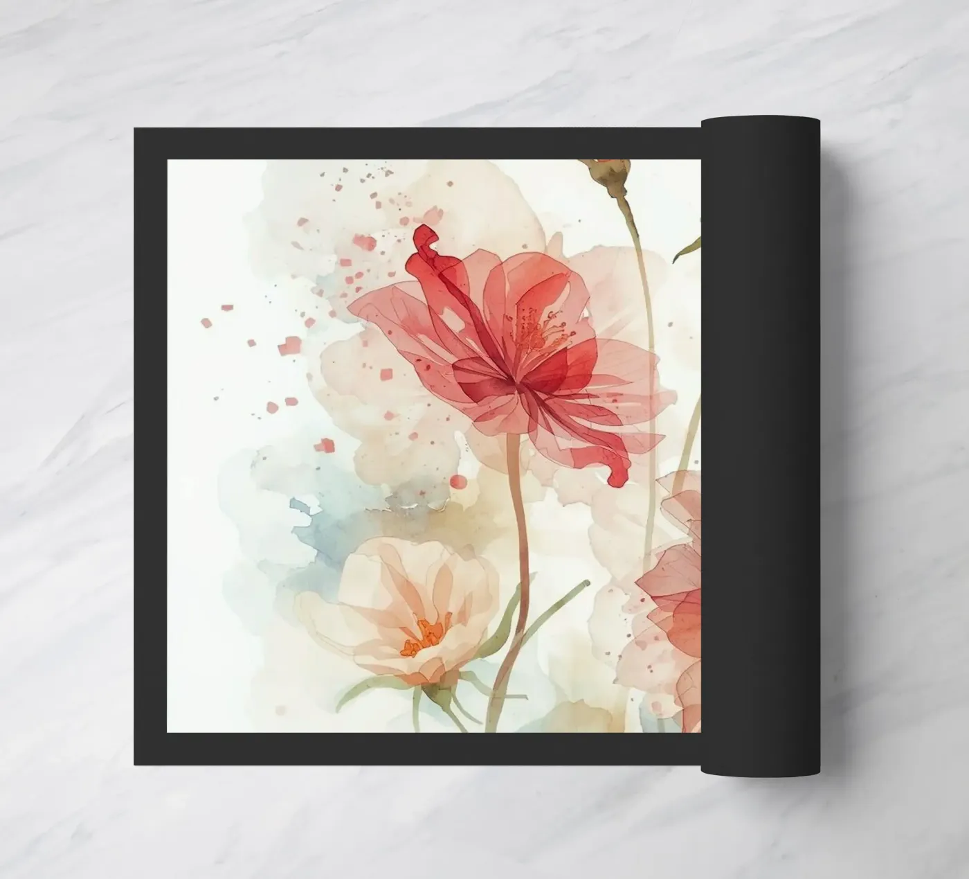 Flowers Fußmatte von NorthLine