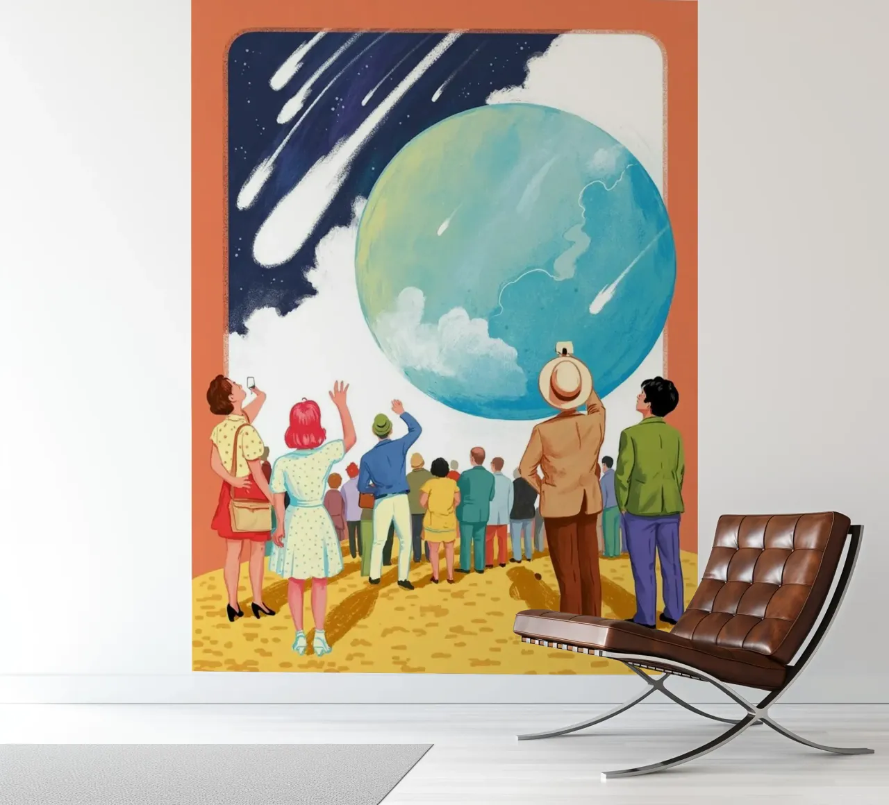 DRAMATIC SKY fotobehang van FELICIA