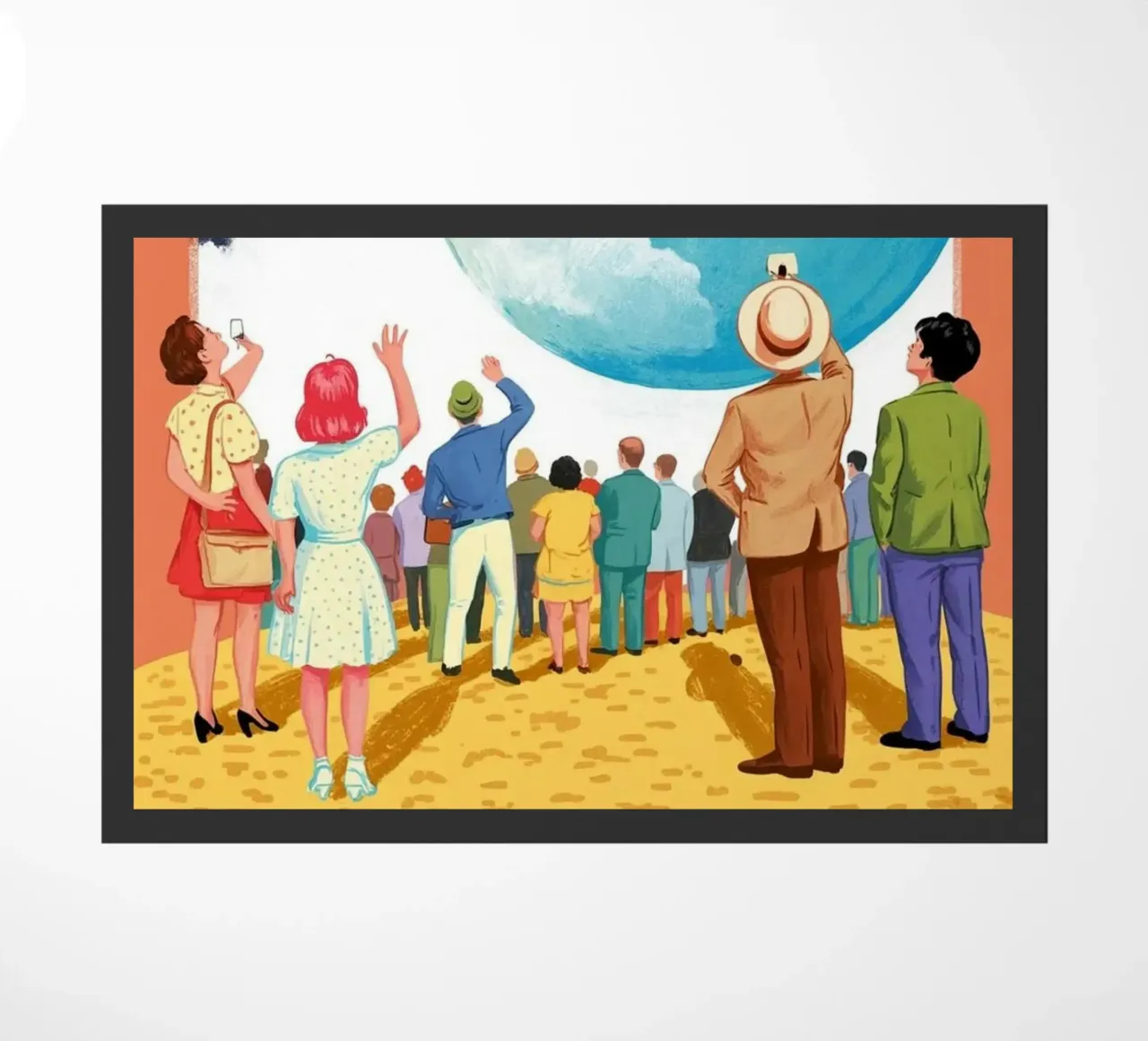 DRAMATIC SKY doormat by FELICIA